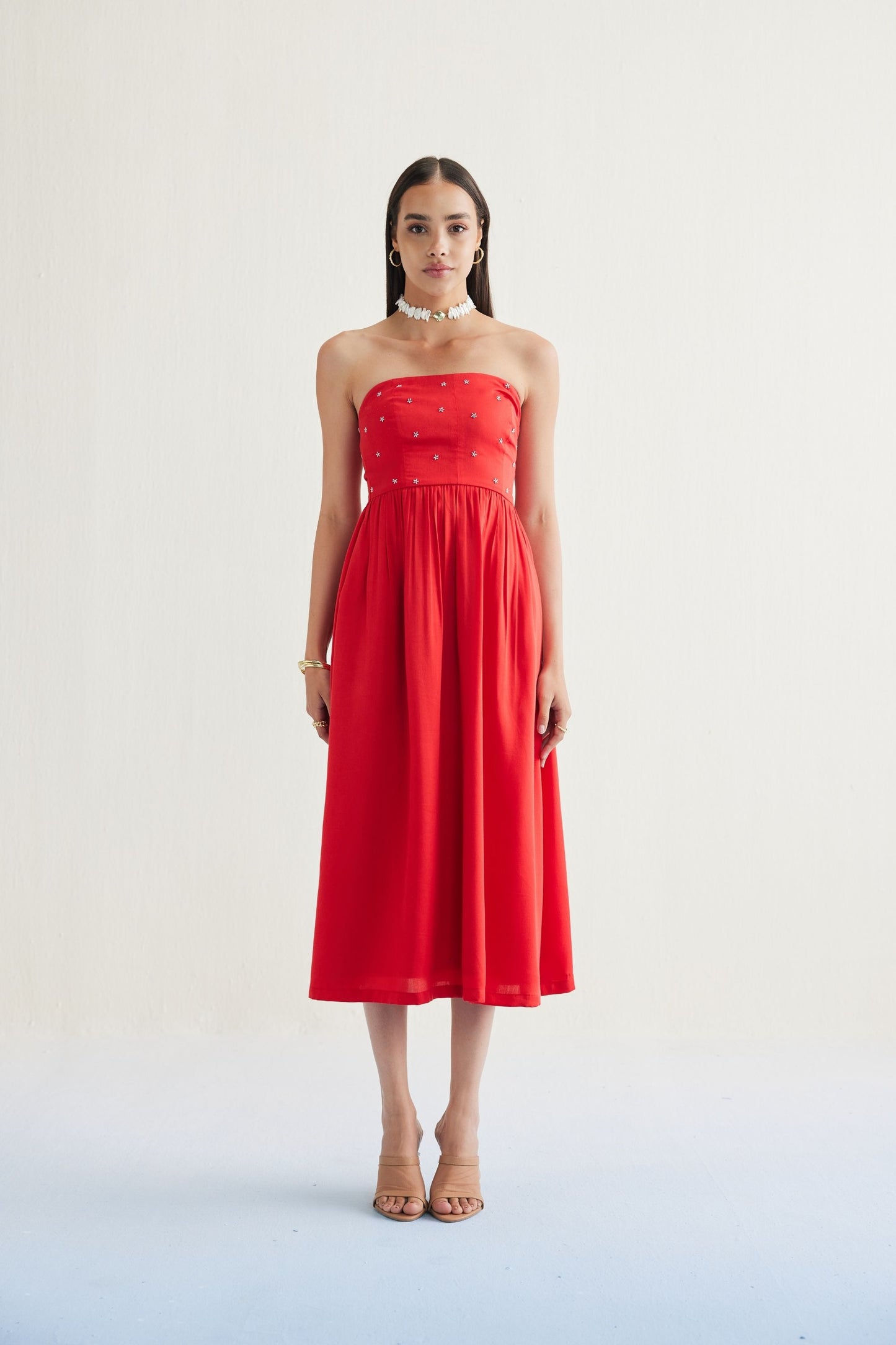 Dreamy Summer Tencel Tube Dress