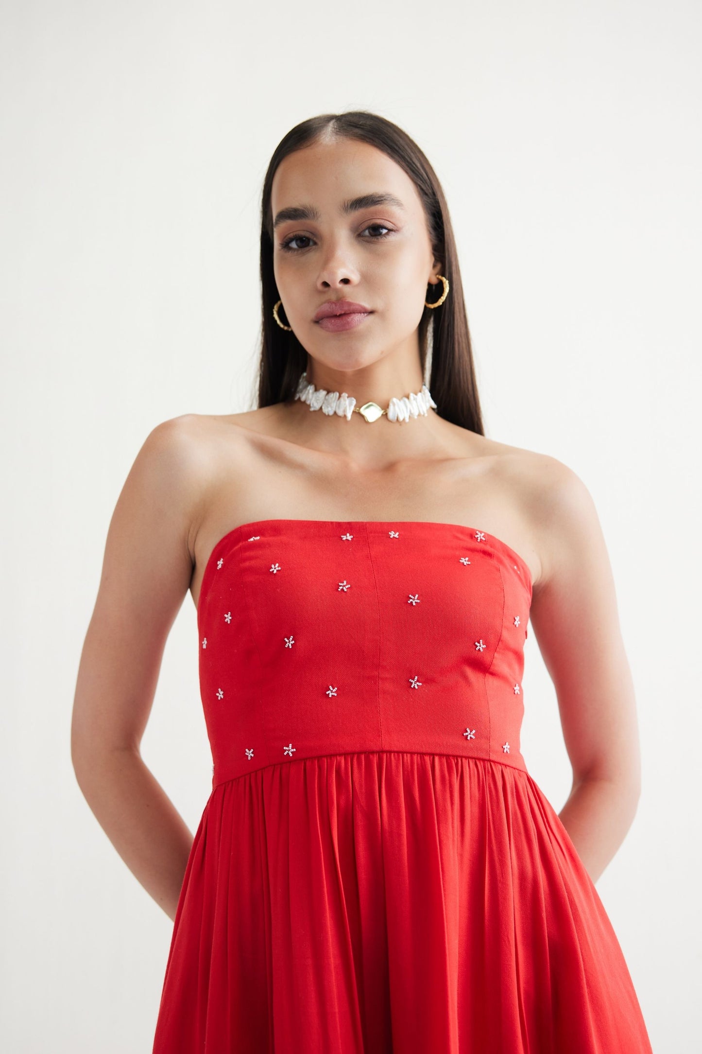 Dreamy Summer Tencel Tube Dress