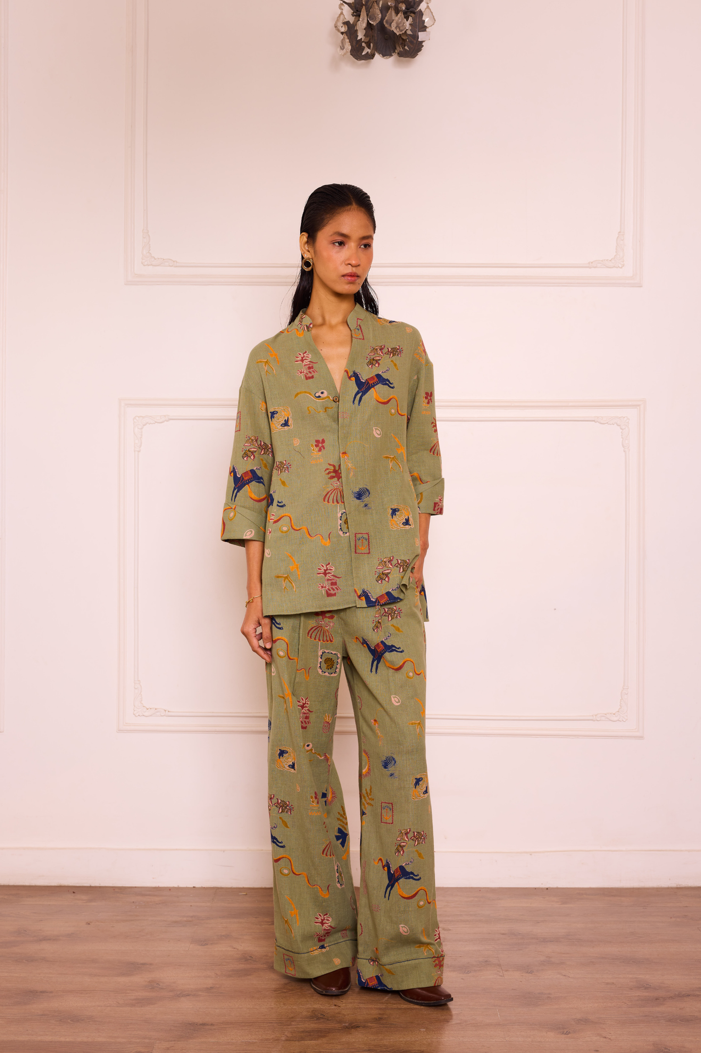 Journey To Shore Handspun Handwoven Organic Cotton Shirt