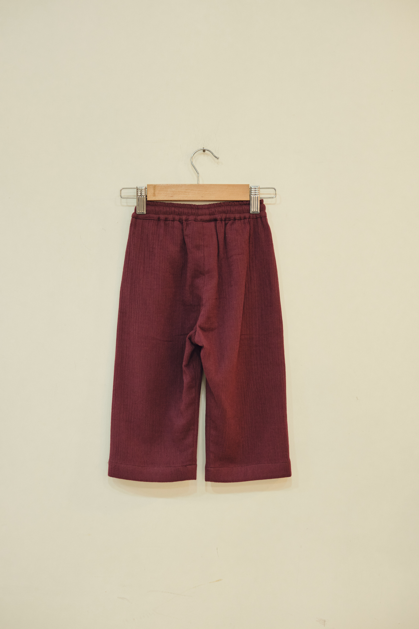 Plum Palm Organic Cotton Trousers