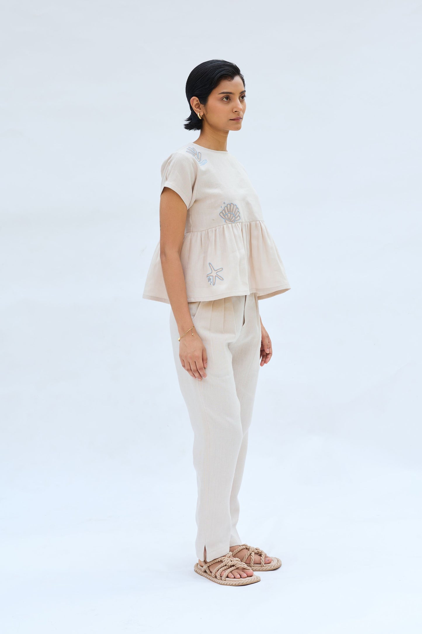 Sea Soul Linen Top