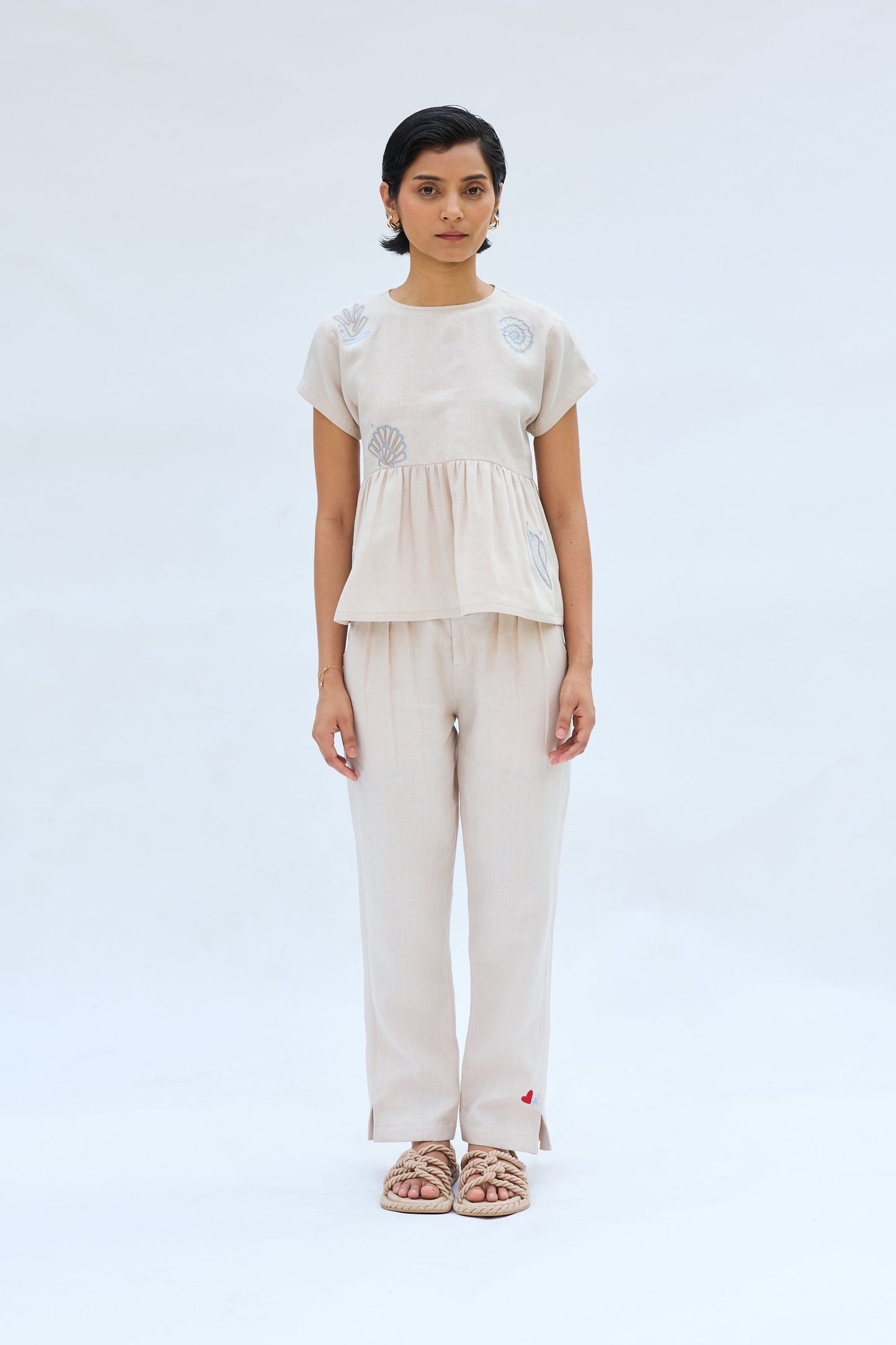 Sea Soul Linen Top