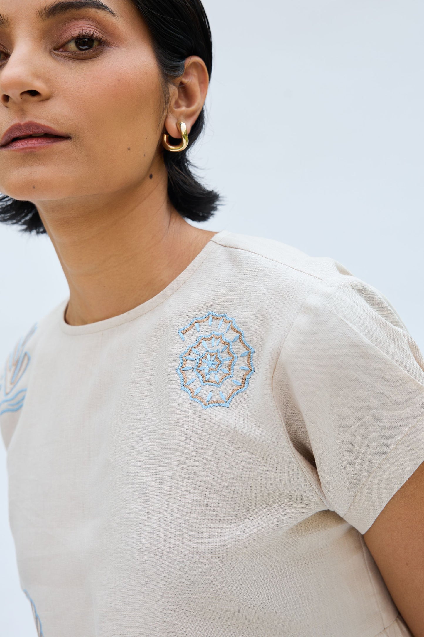 Sea Soul Linen Top