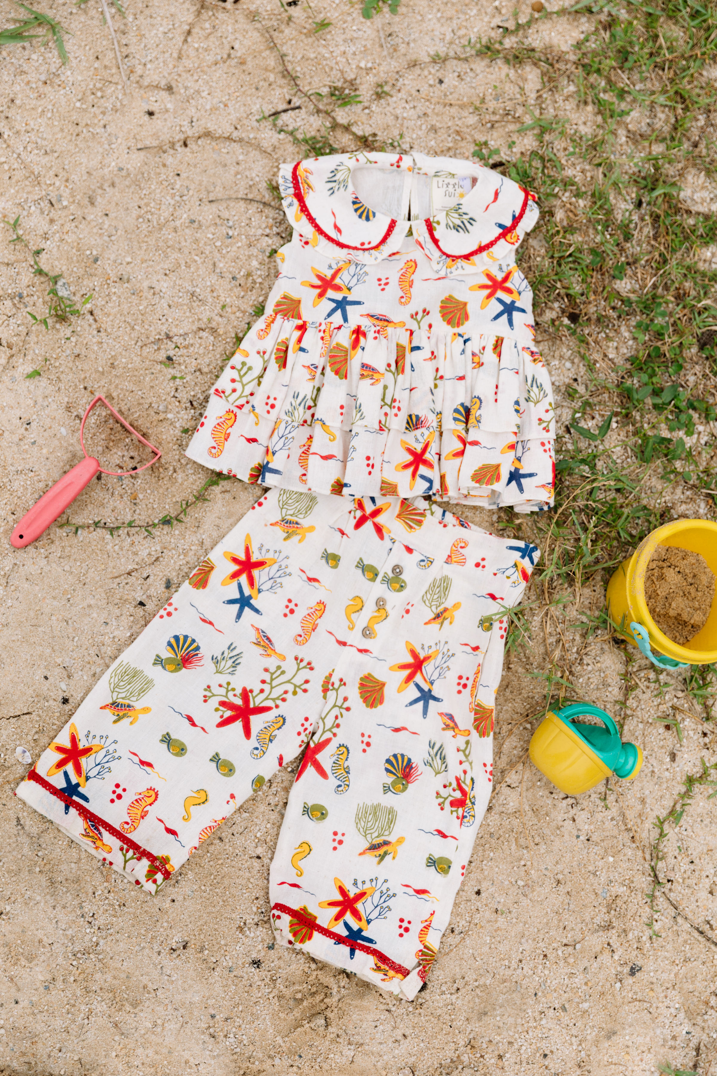 Starfishy Handspun Handwoven Organic Cotton Top