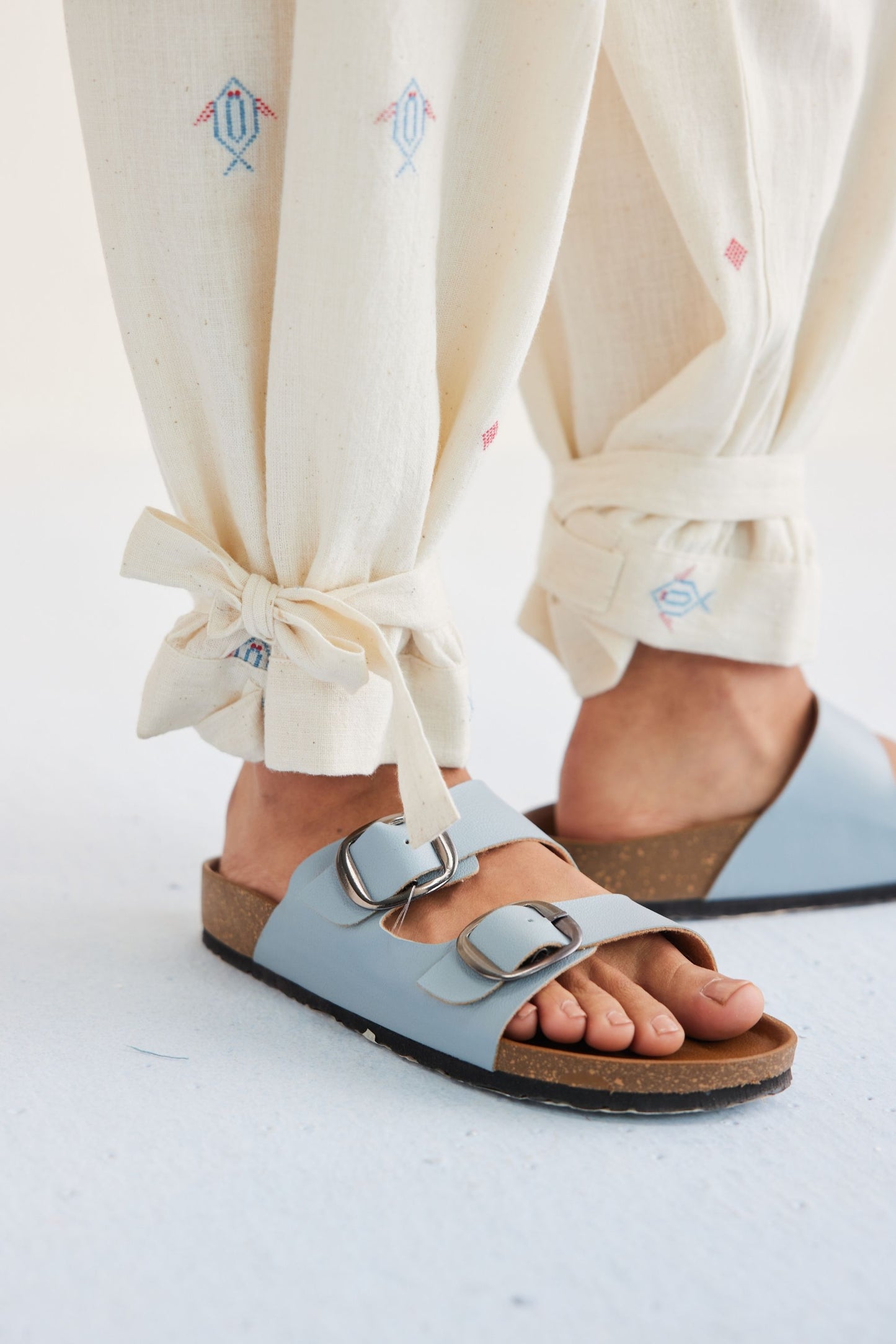 Swim Free Handwoven Kala Cotton Trousers