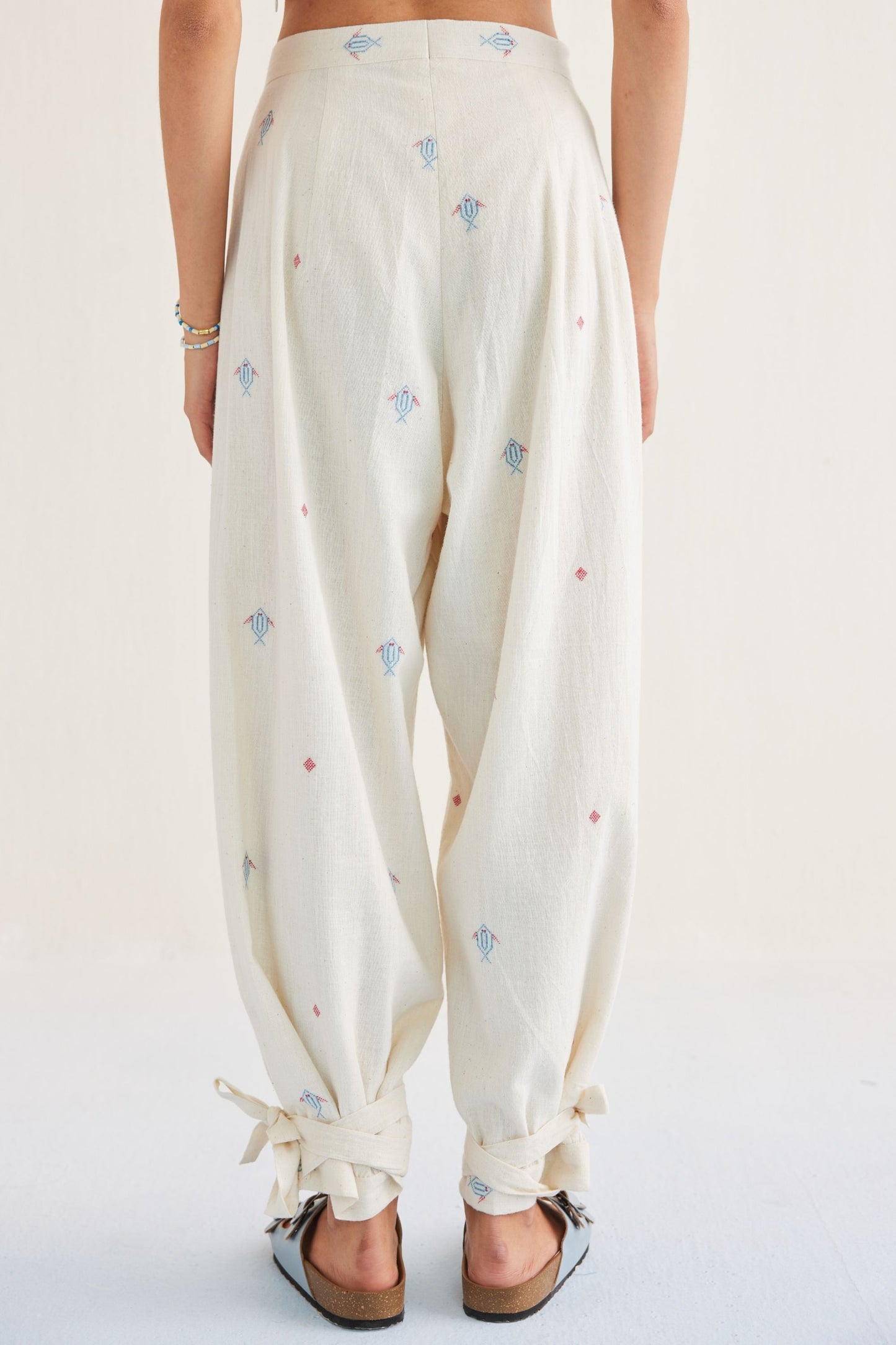 Swim Free Handwoven Kala Cotton Trousers