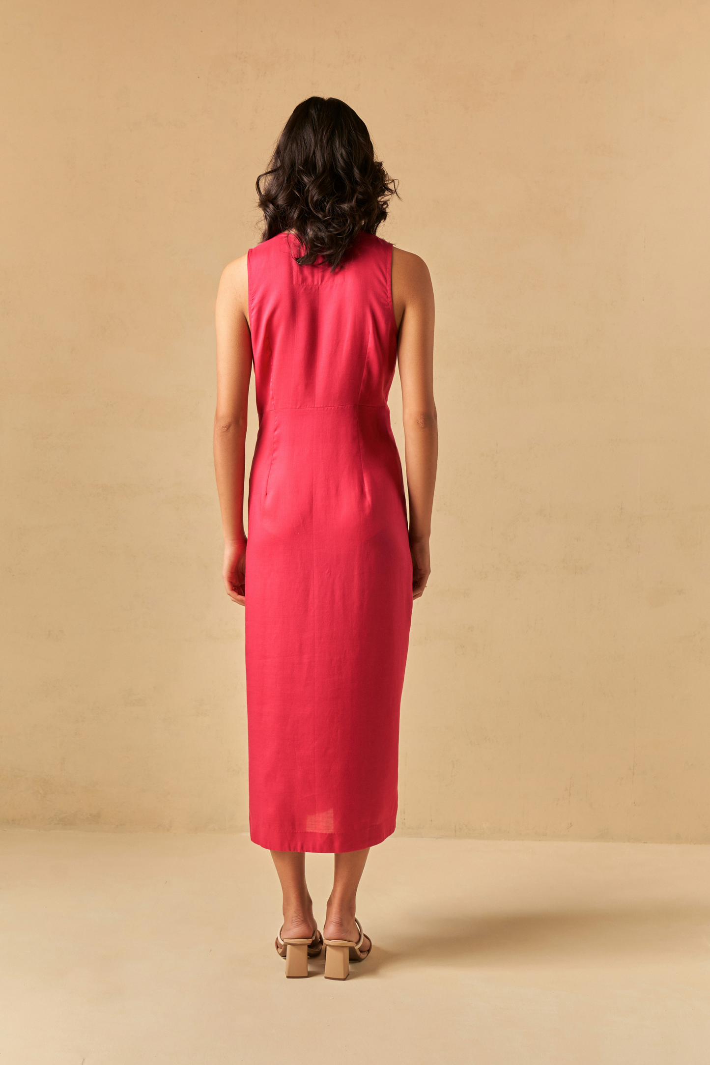 Sundown Fitted Lyocell Dress