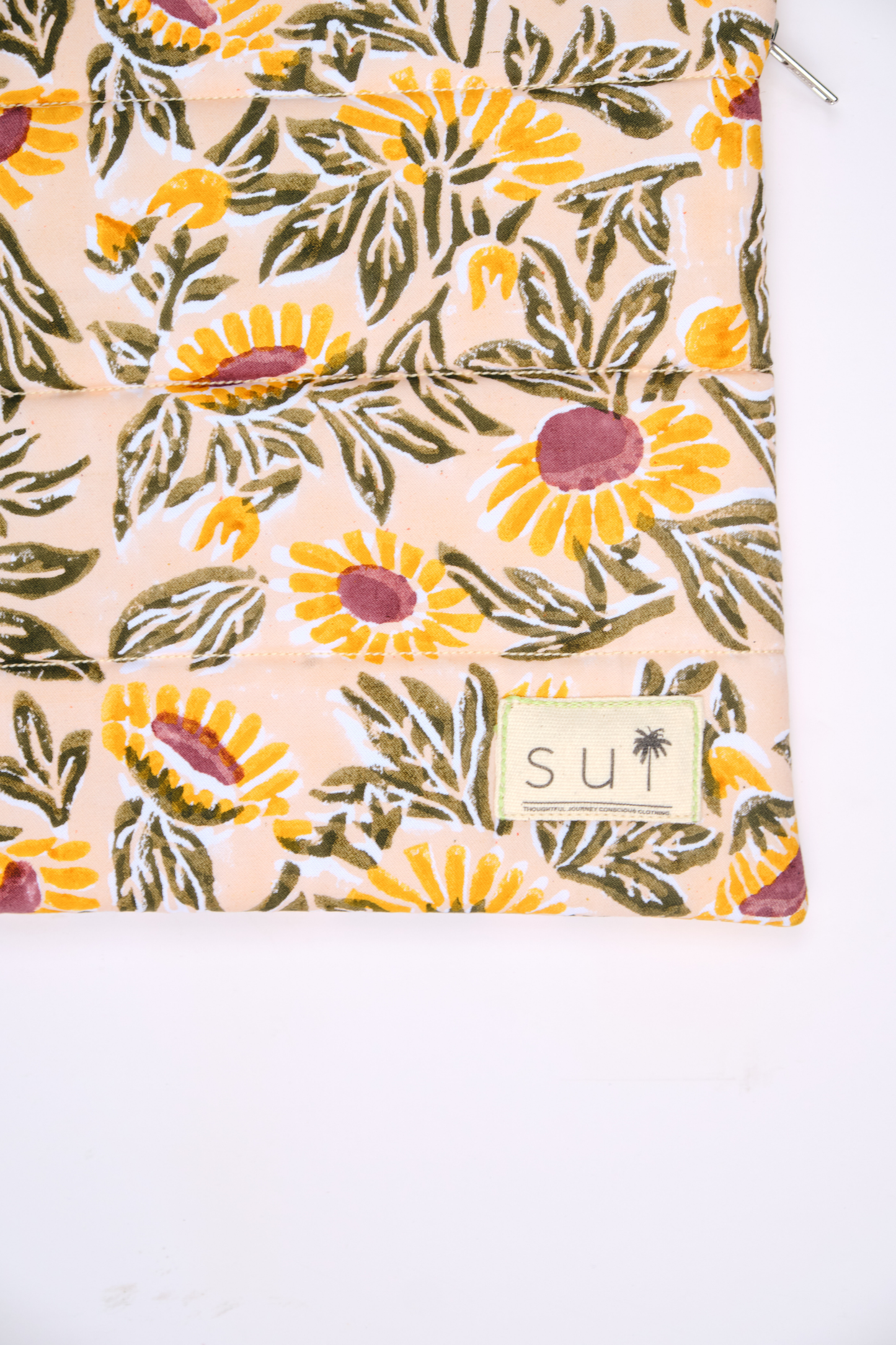 The Sunflower Upcycled Laptop Bag