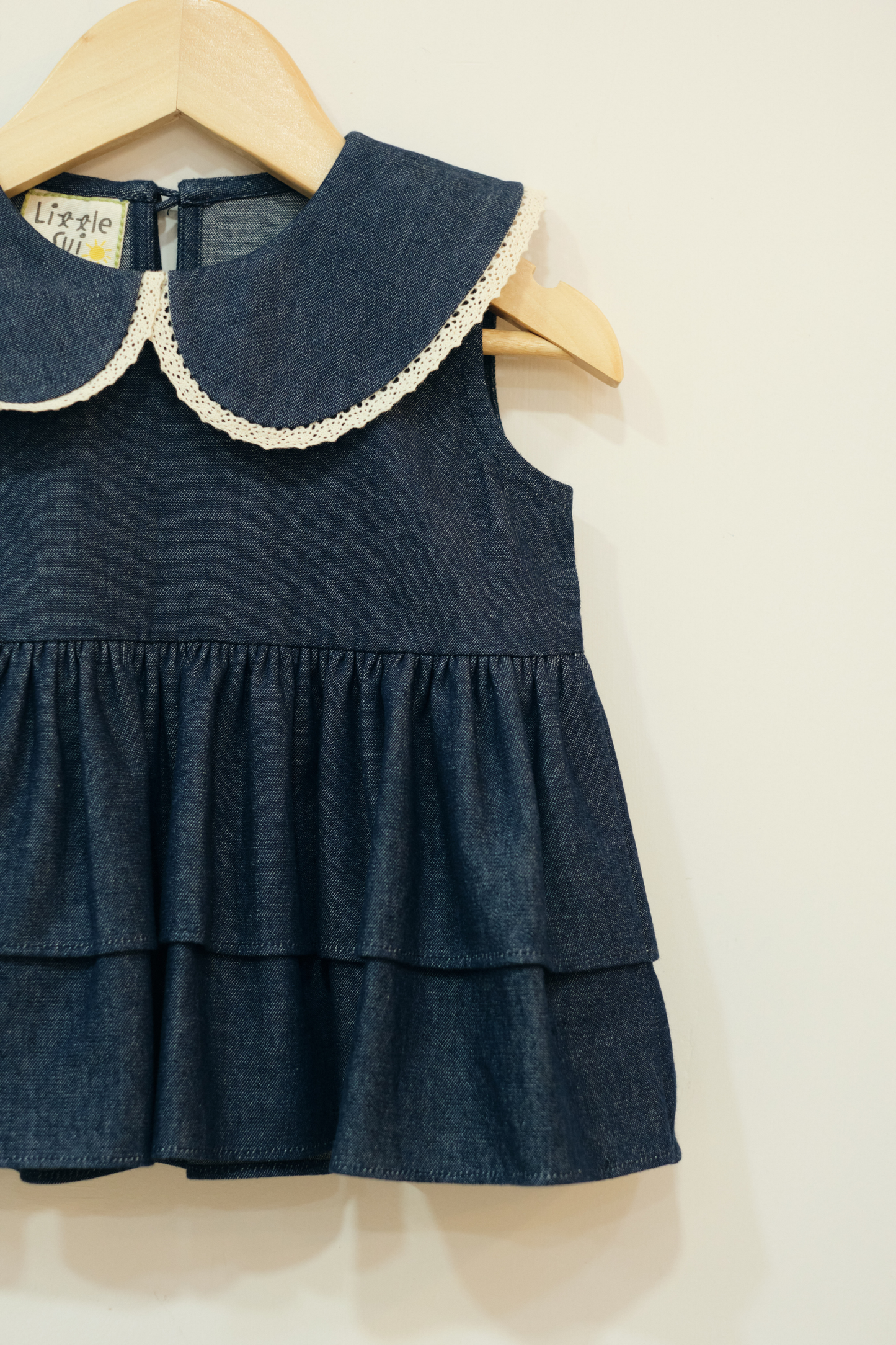 Blue Wave Sustainable Denim Top