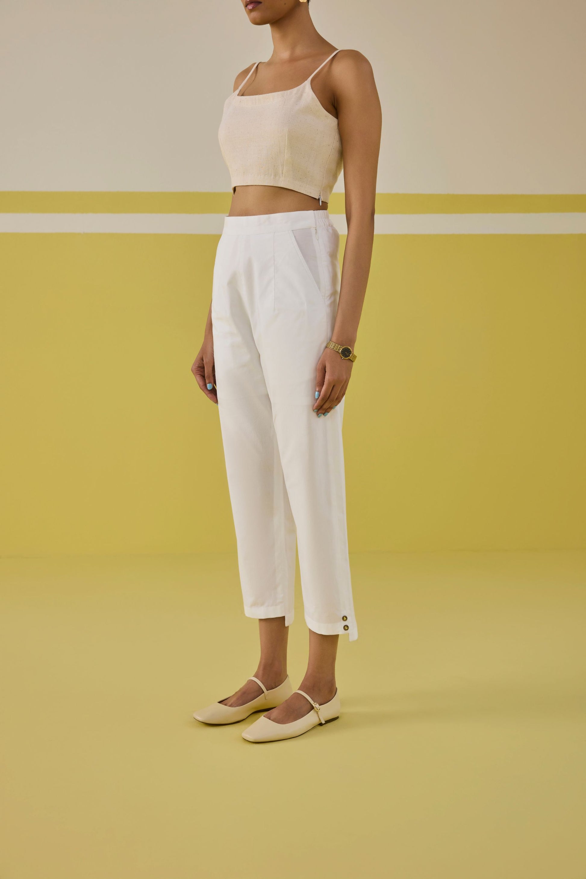 Classic Summer Organic Cotton Trousers