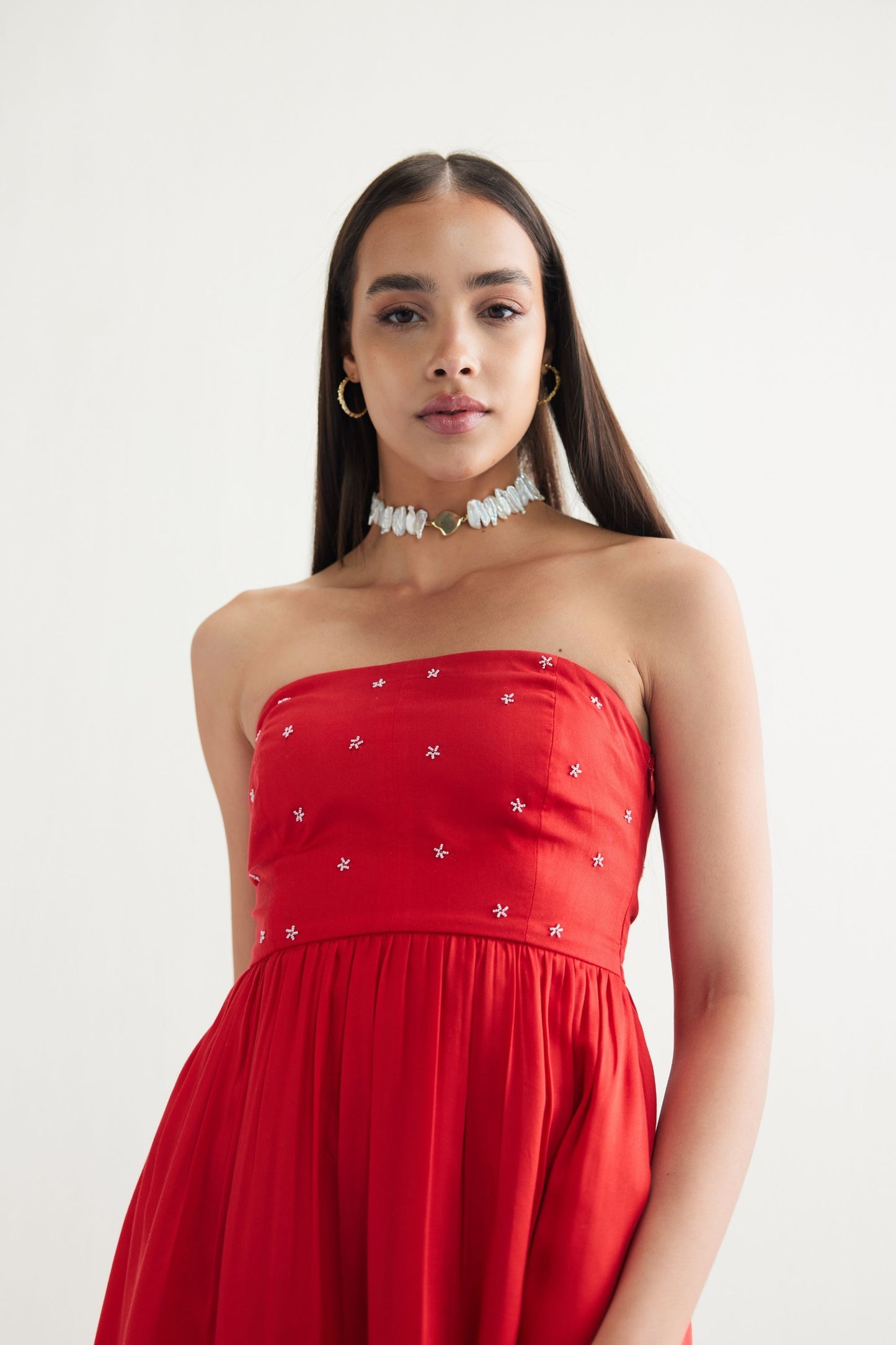 Dreamy Summer Tencel Tube Dress