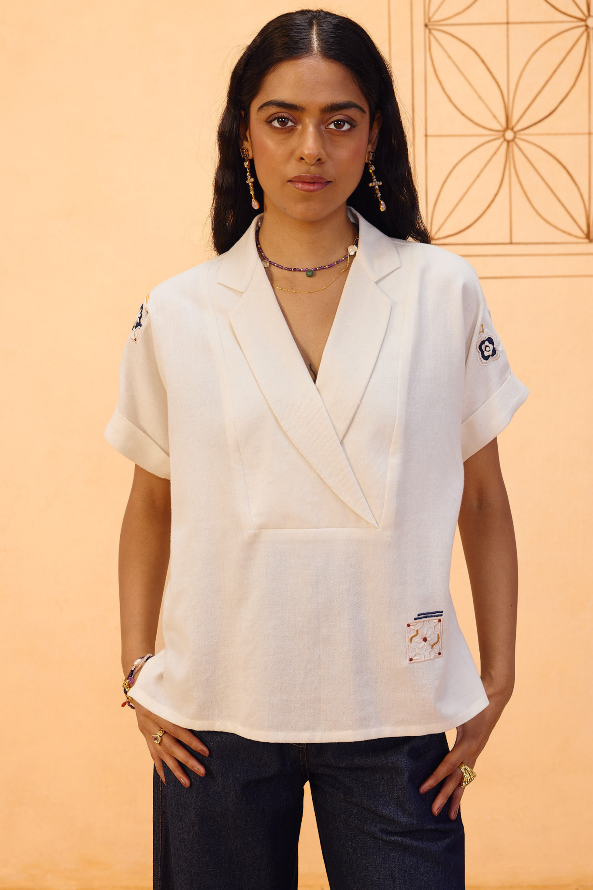 Everlasting Organic Cotton Top —  Handwoven Twill Top | Sui Singapore