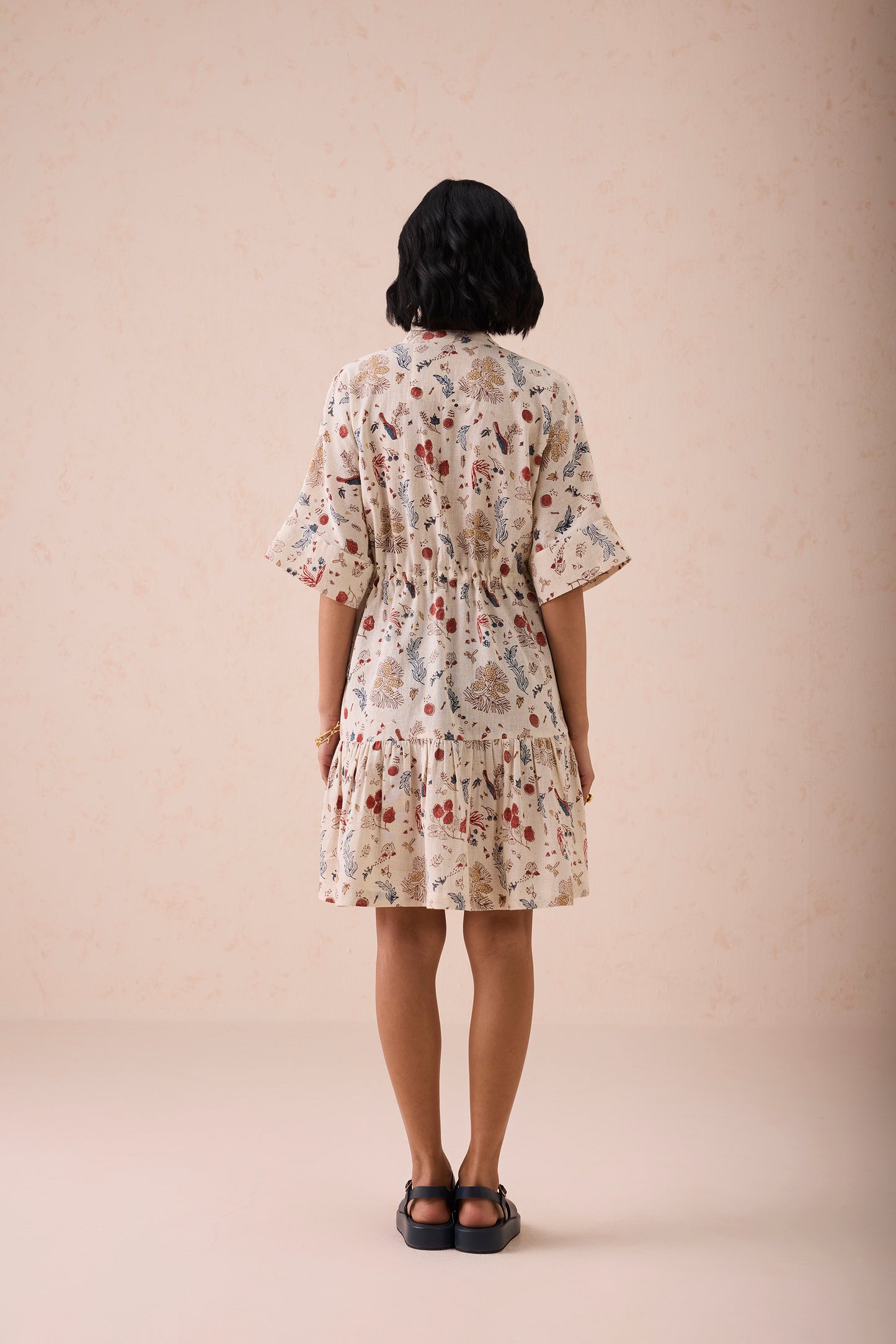 Forest Bloom Kala Cotton Dress