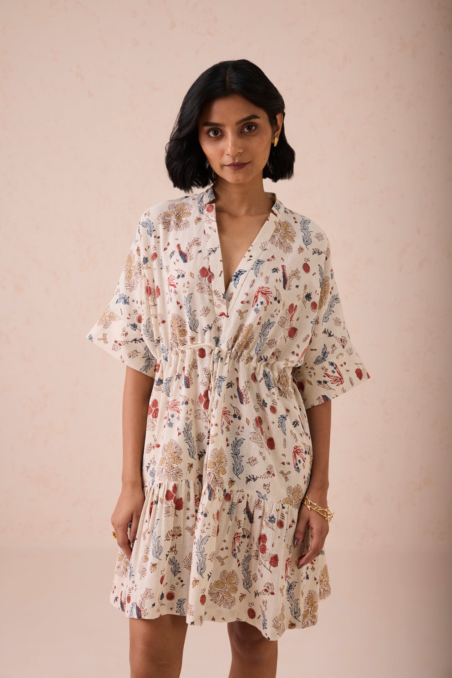 Forest Bloom Kala Cotton Dress