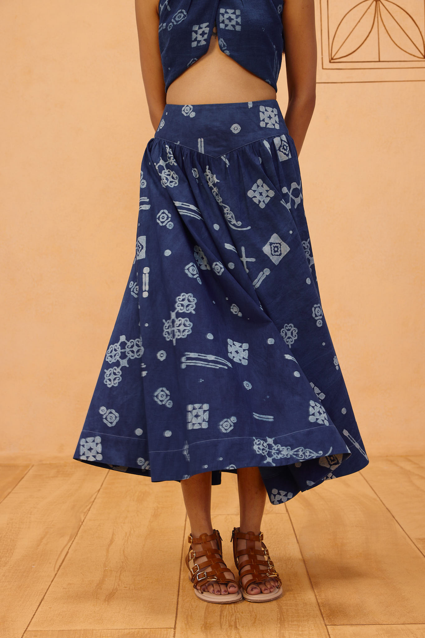 Garden Of Harmony Organic Cotton Maxi Skirt