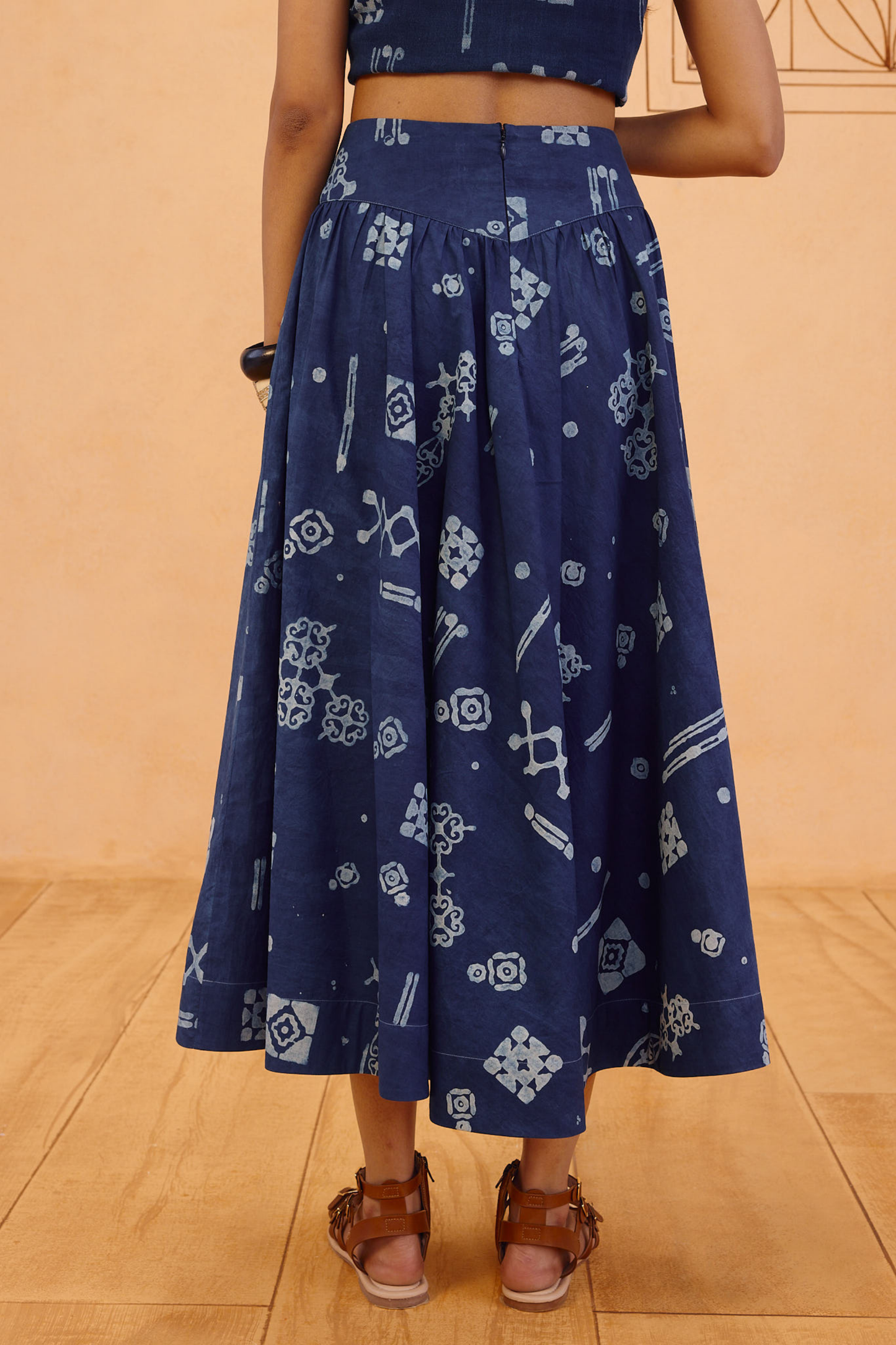 Garden Of Harmony Organic Cotton Maxi Skirt