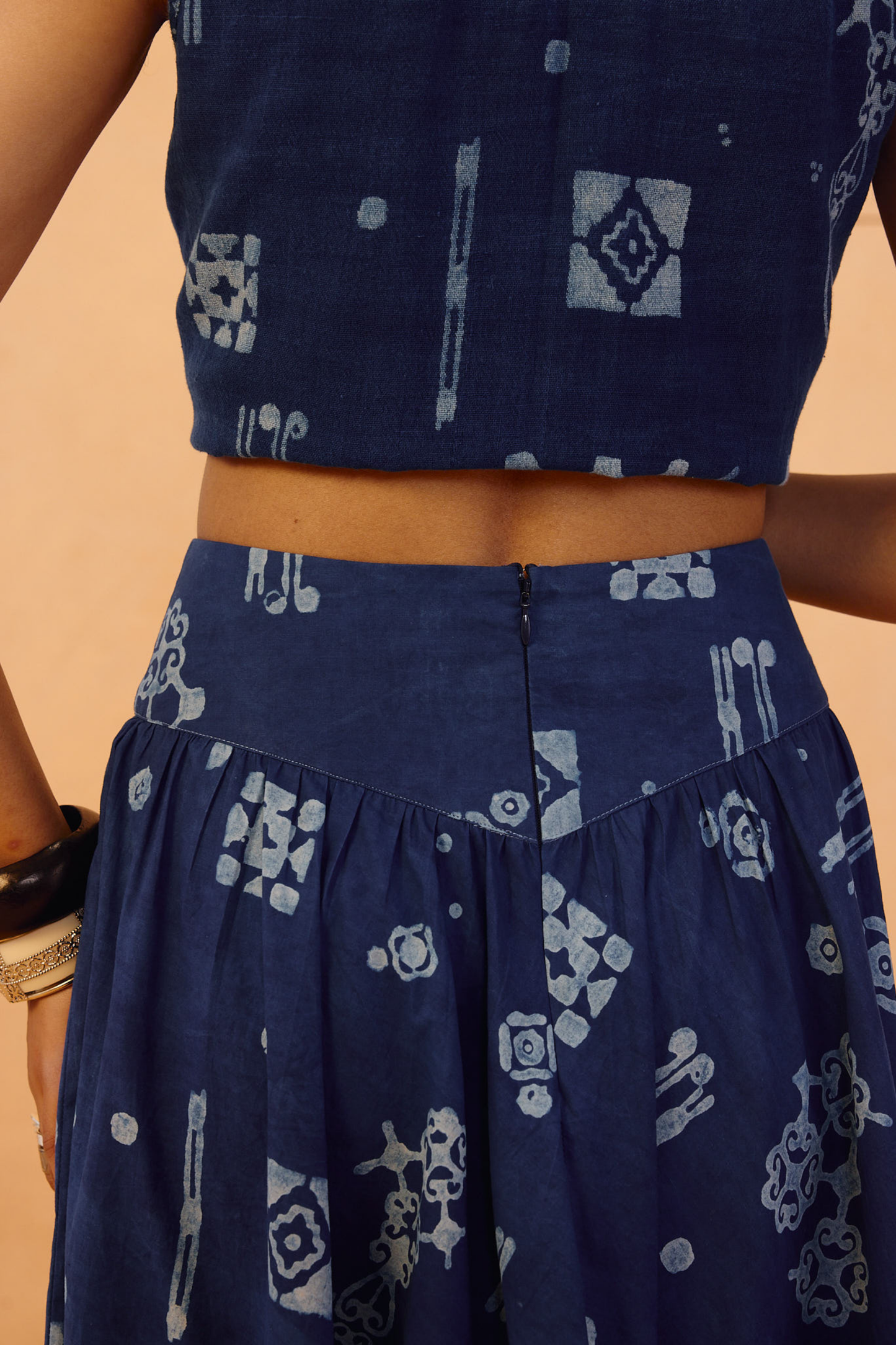 Garden Of Harmony Organic Cotton Maxi Skirt