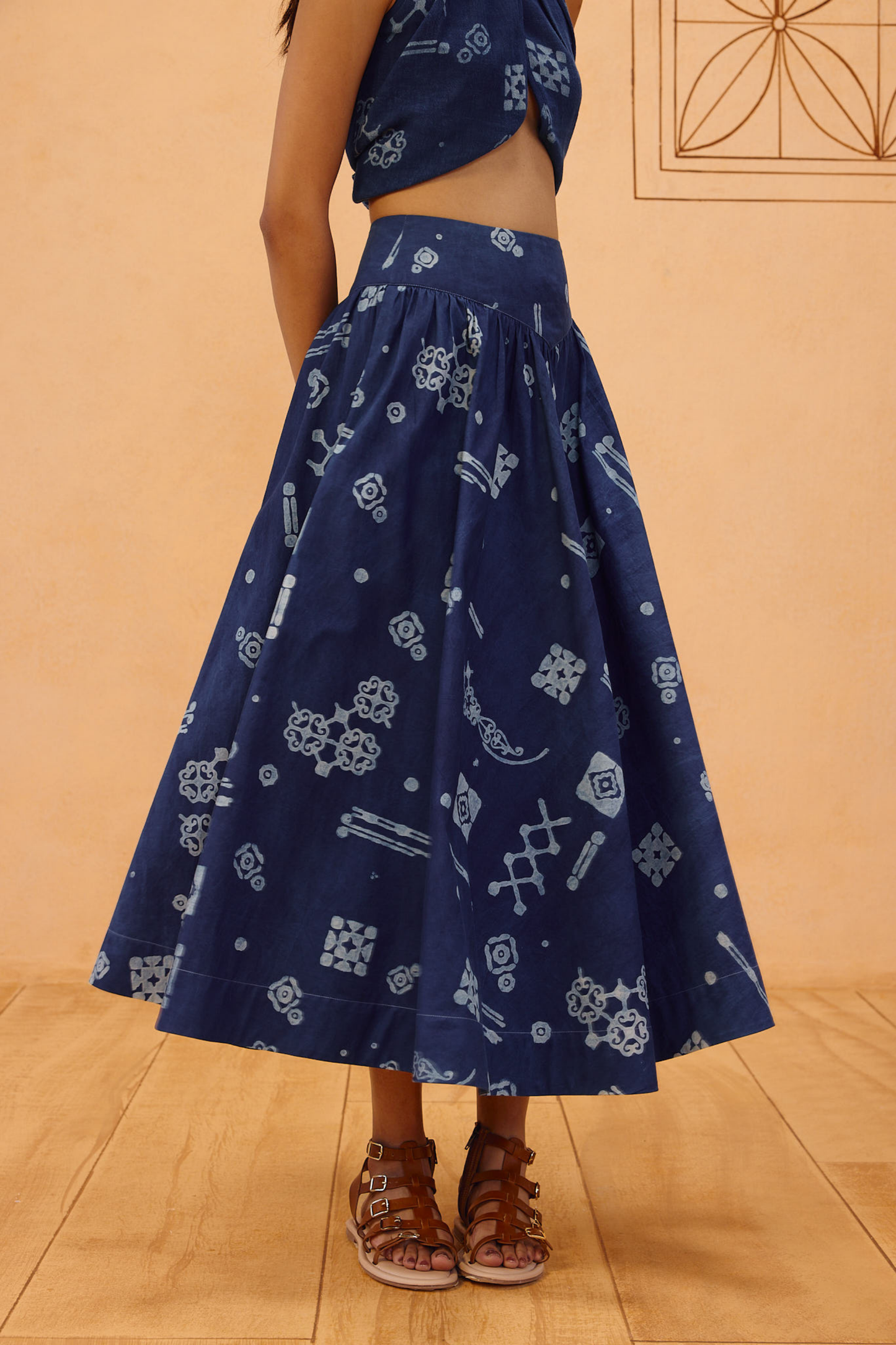 Garden Of Harmony Organic Cotton Maxi Skirt