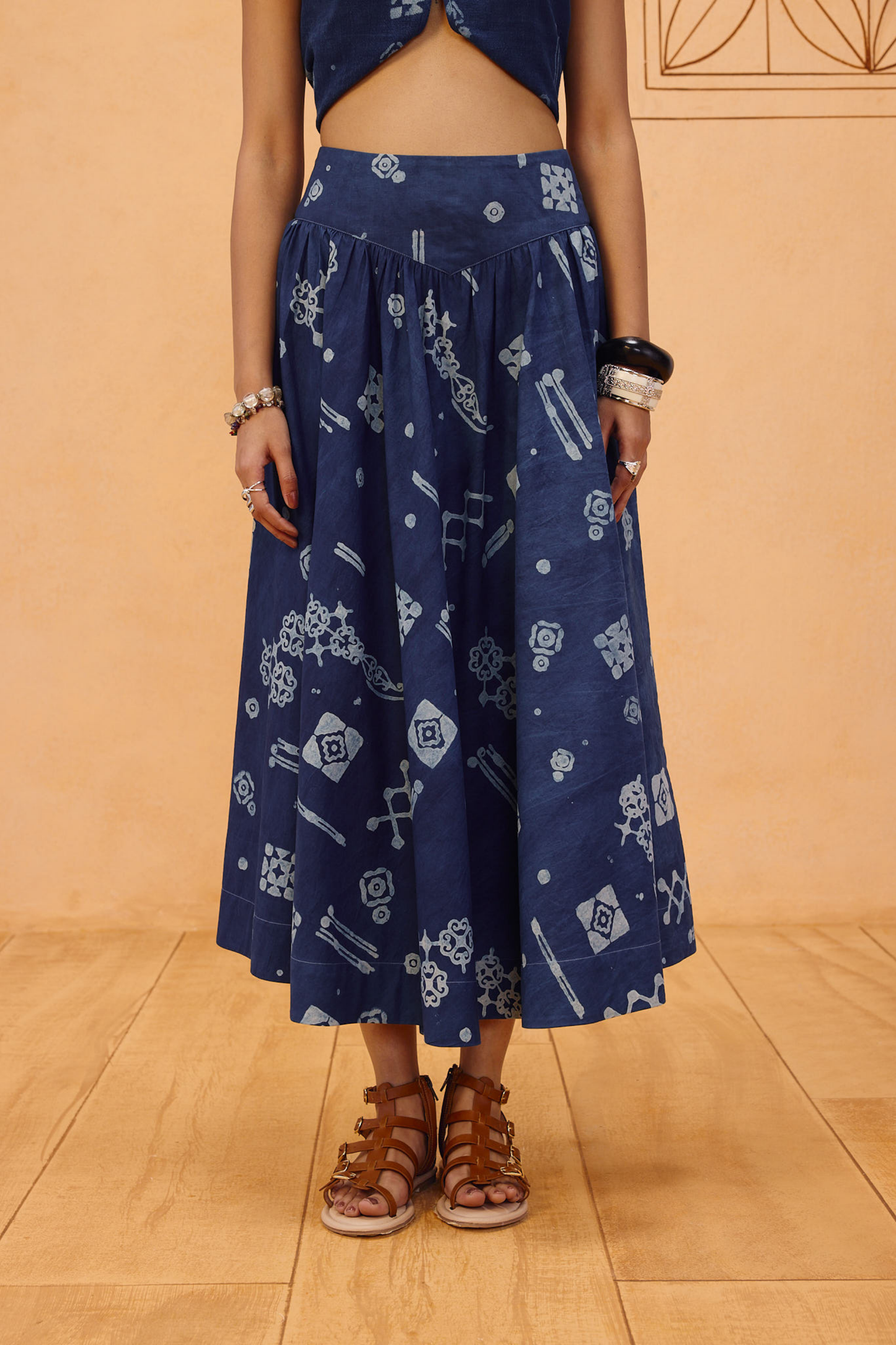 Garden Of Harmony Organic Cotton Maxi Skirt