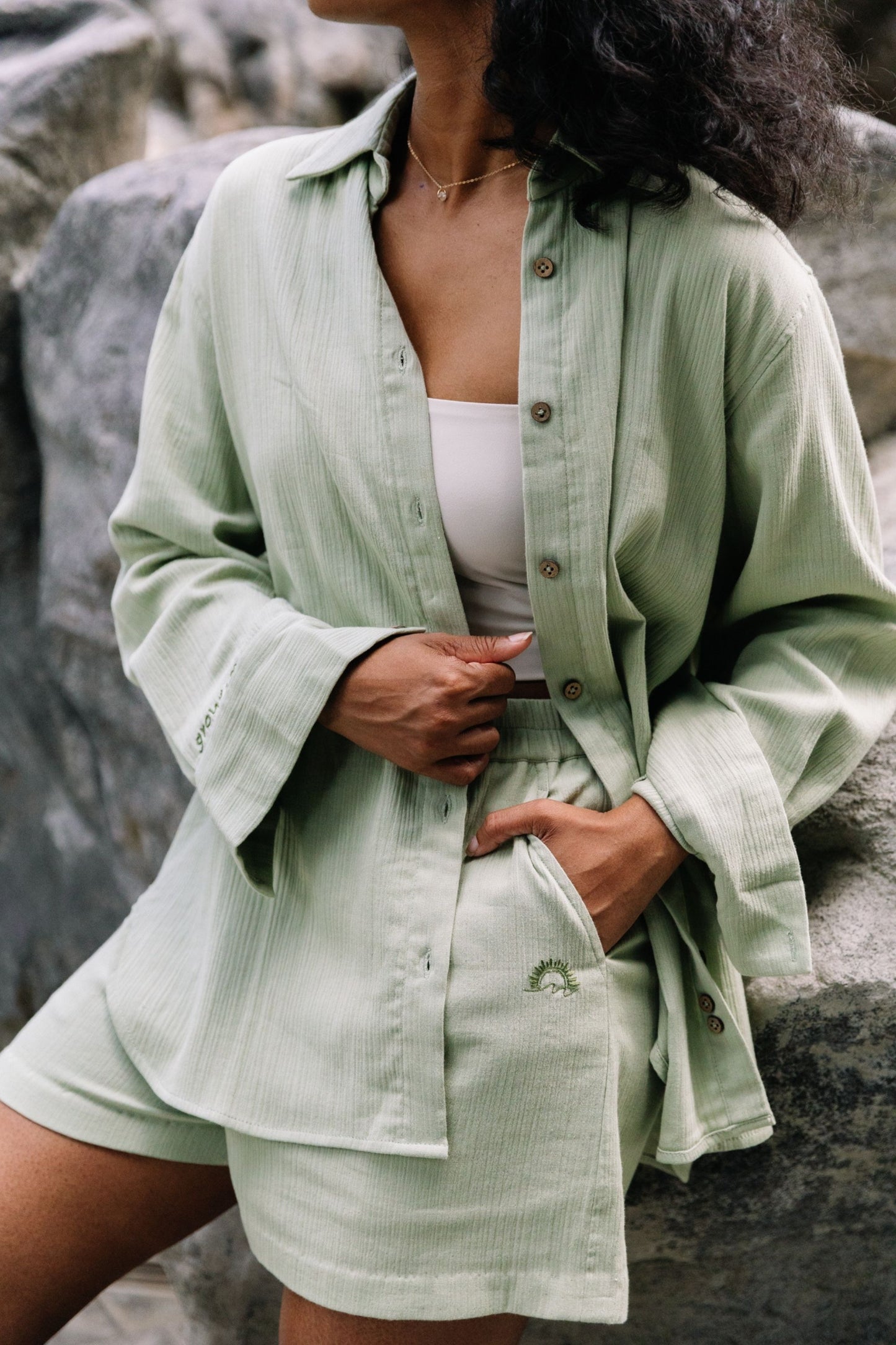 Growth Organic Cotton Mint Set