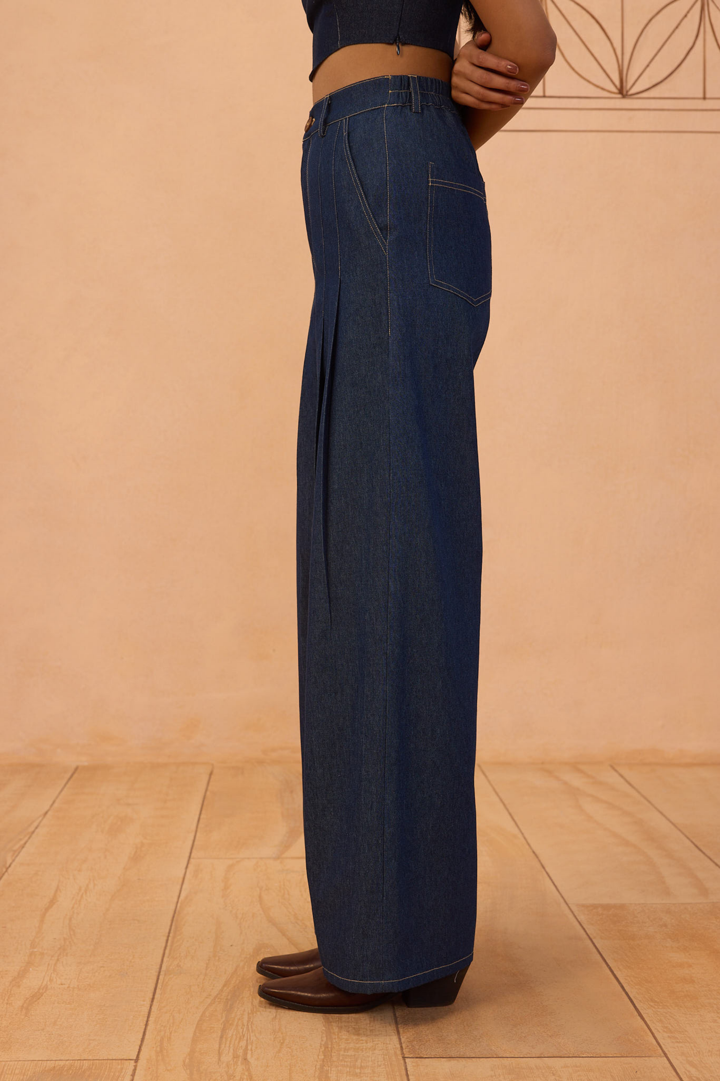 Heirloom Sustainable Denim Pleated Jeans