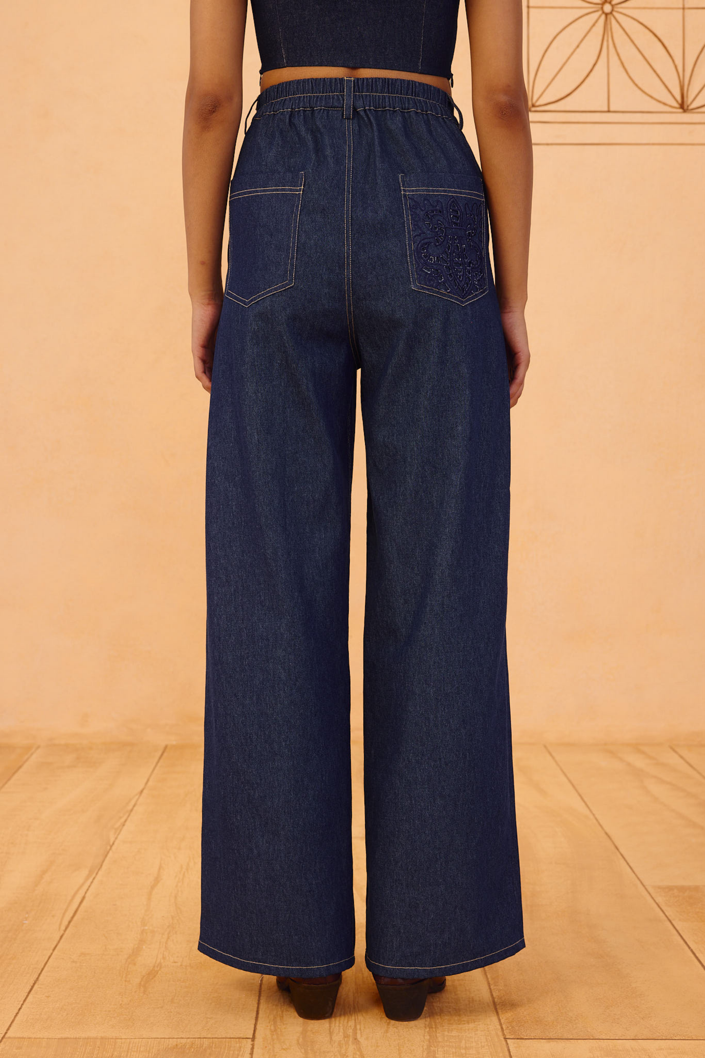 Heirloom Sustainable Denim Pleated Jeans