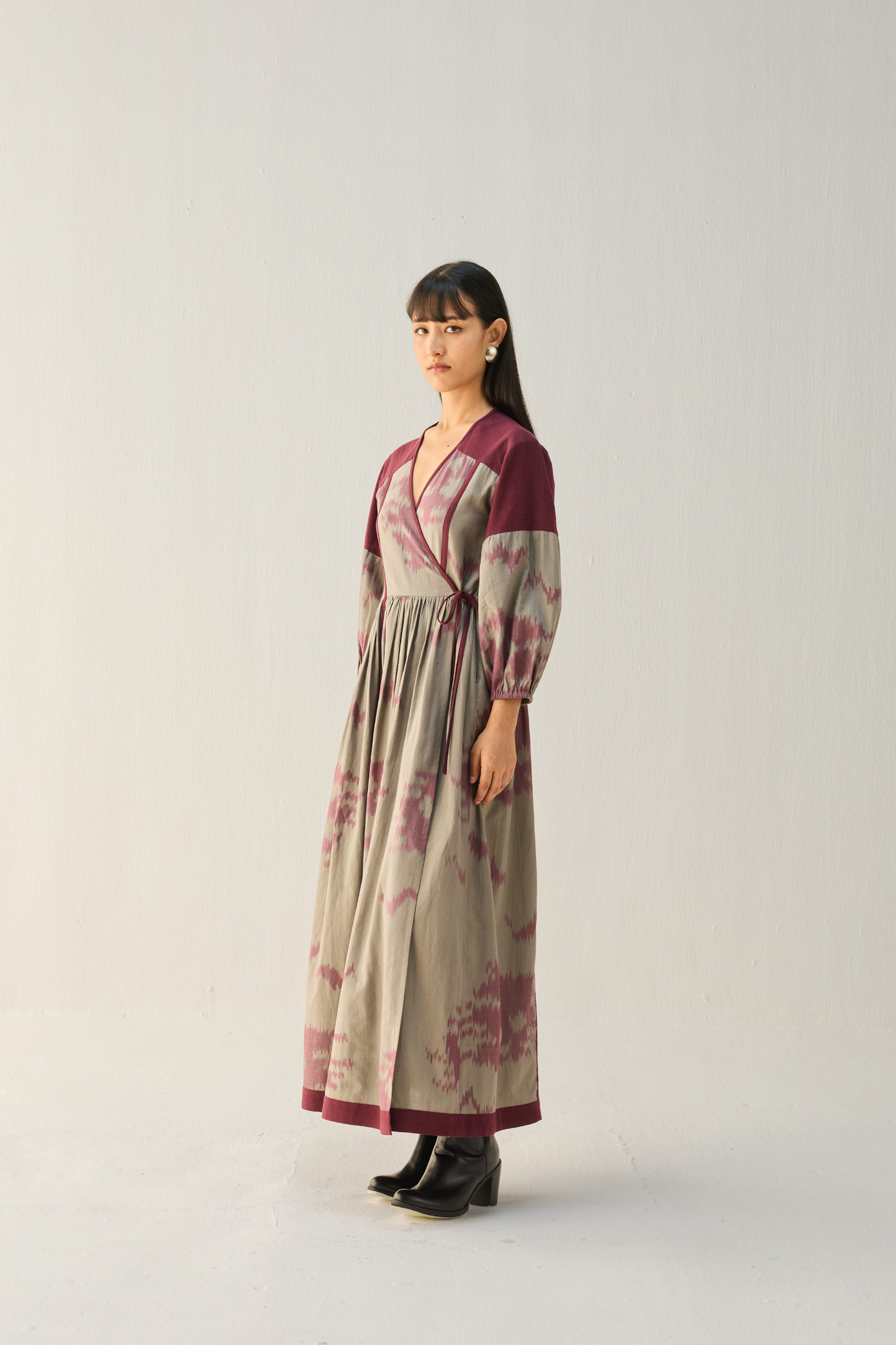 Horizon Handwoven Ikkat Maxi Dress
