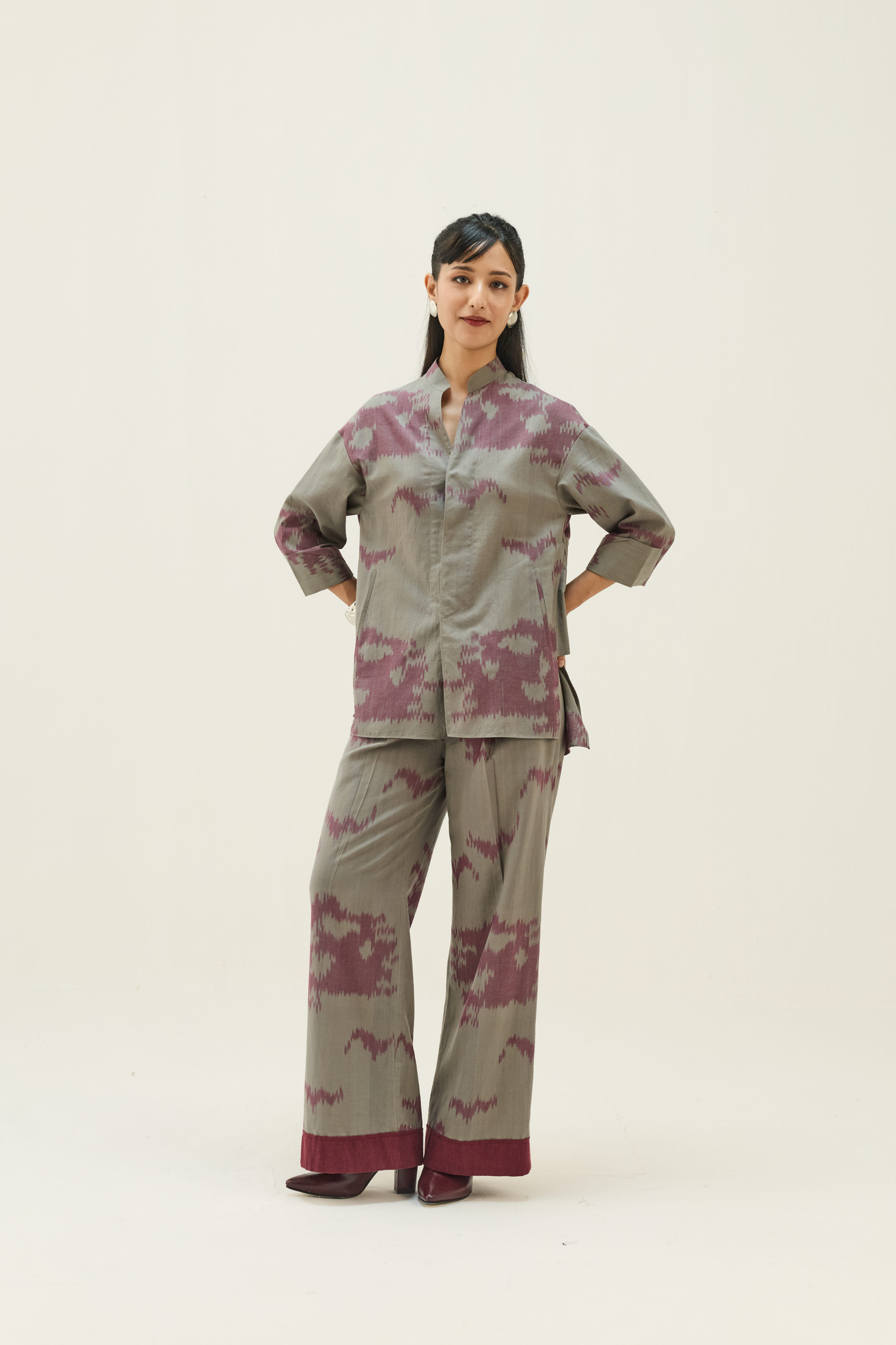 Horizon Handwoven Ikkat Shirt