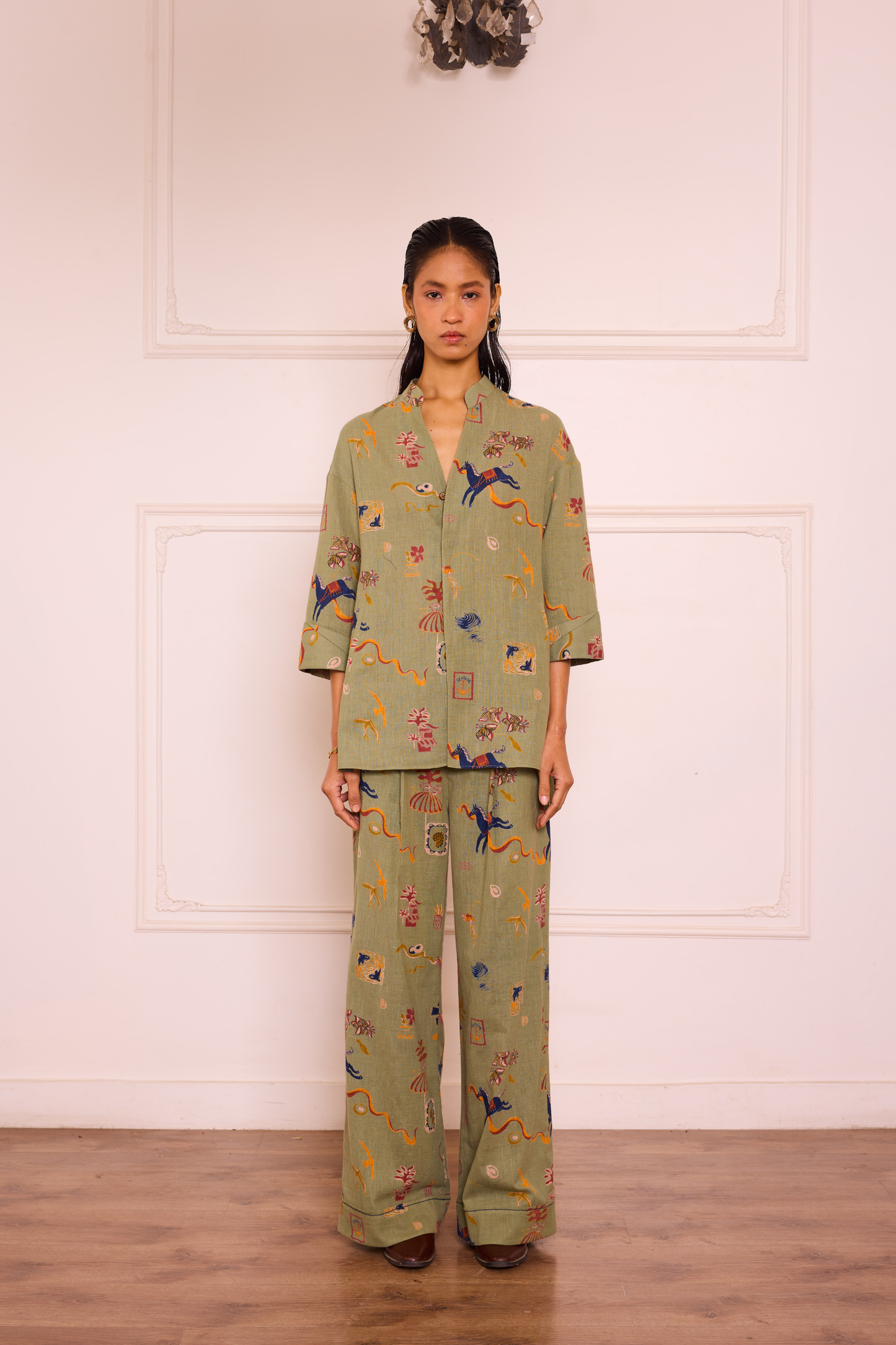 Journey To Shore Handspun Handwoven Organic Cotton Shirt