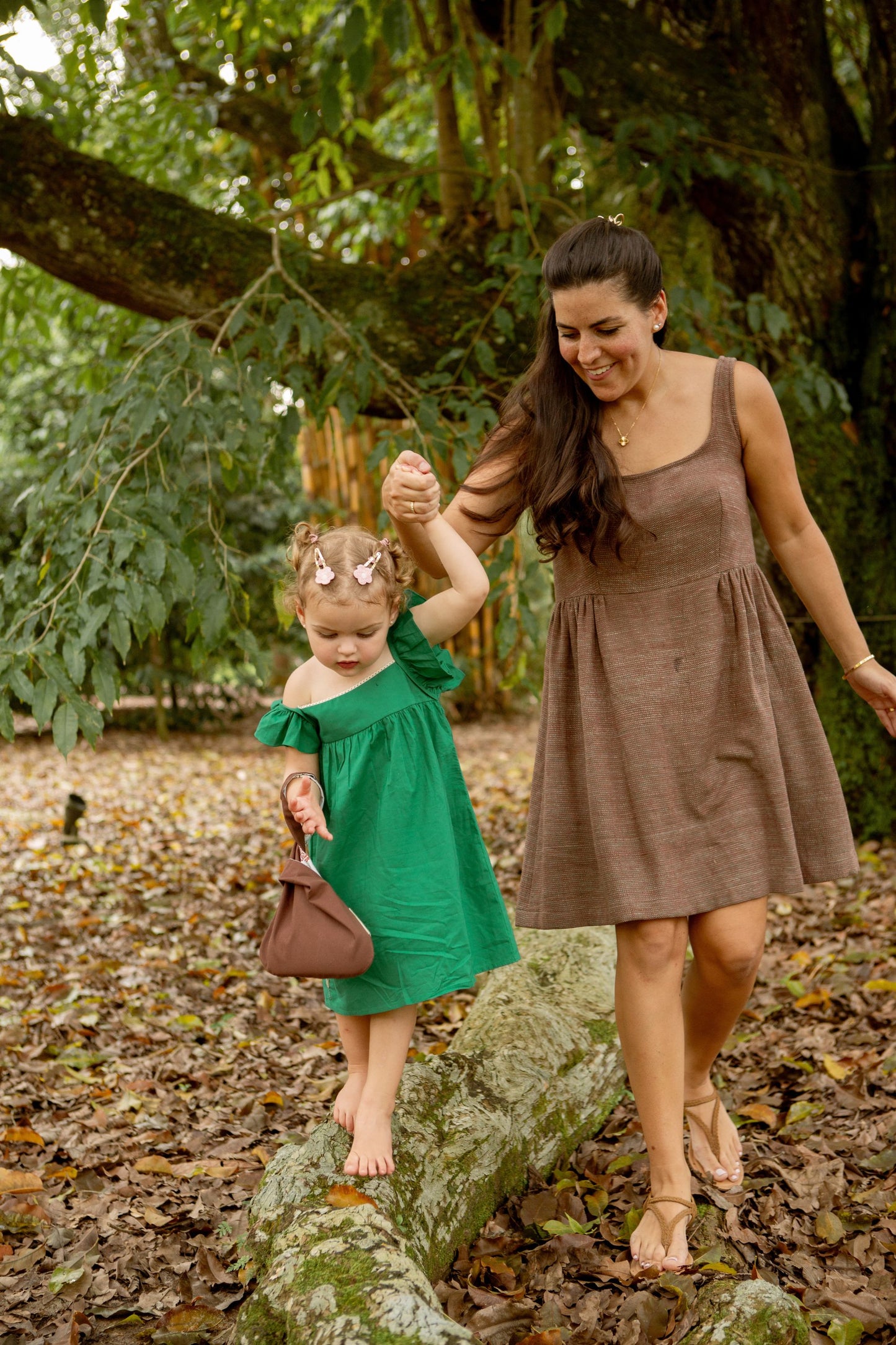 Little Emerald Organic Cotton Dress