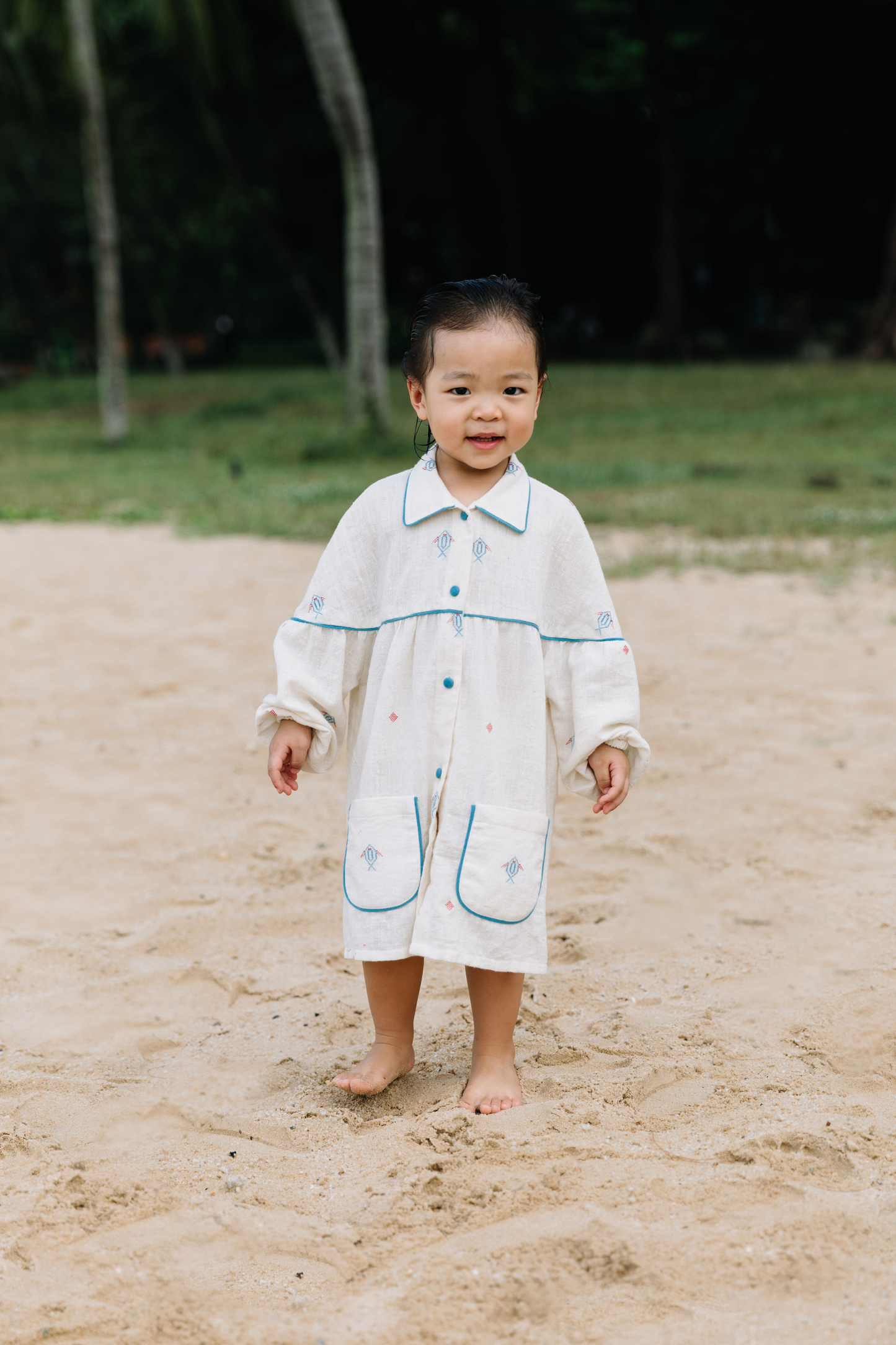Little Fish Handwoven Kala Cotton Dress