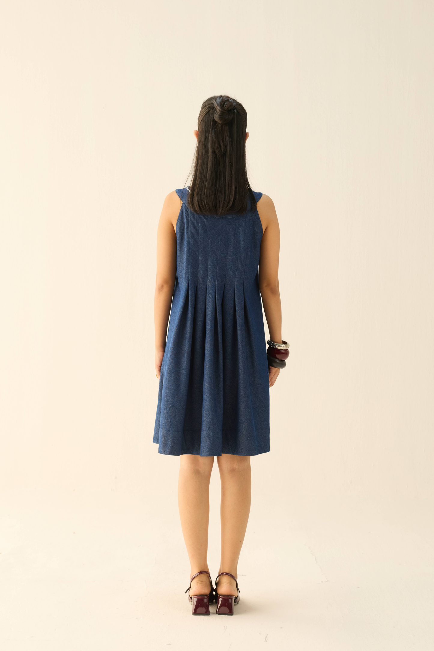 Midnight Waters Sustainable Denim Dress