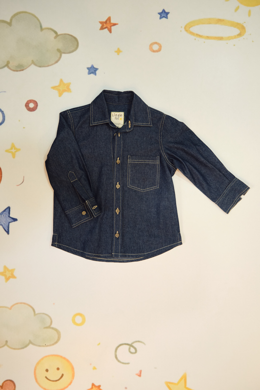 Ocean Sky Sustainable Denim Shirt
