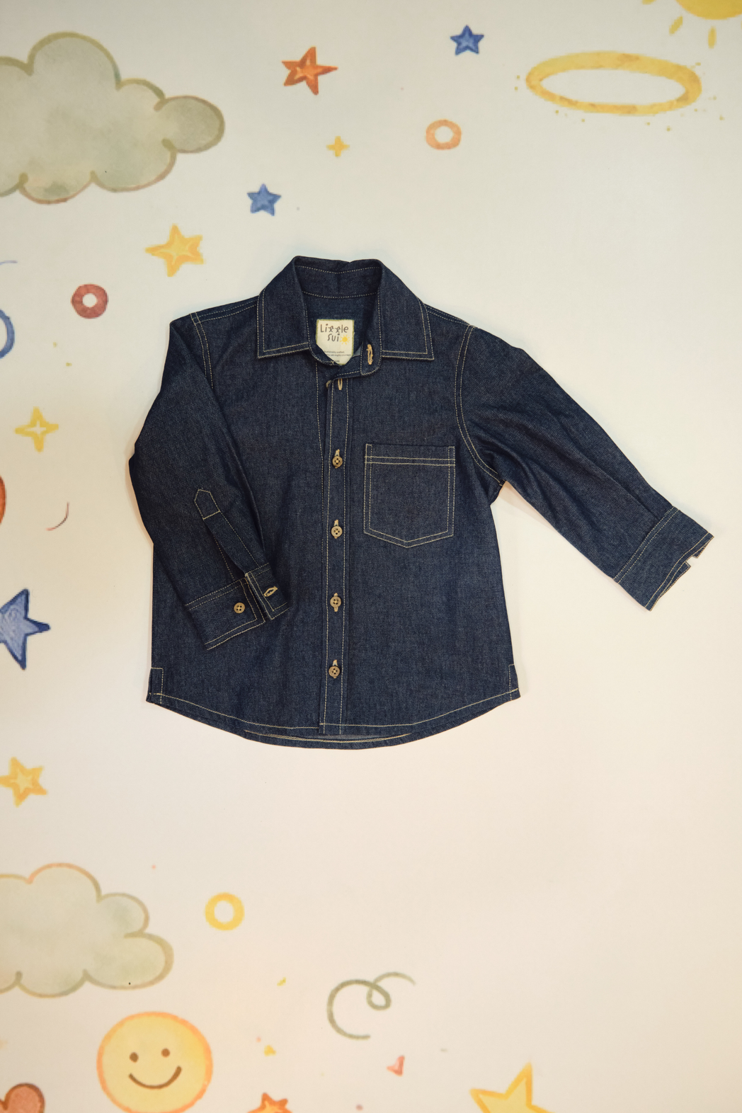 Ocean Sky Sustainable Denim Shirt