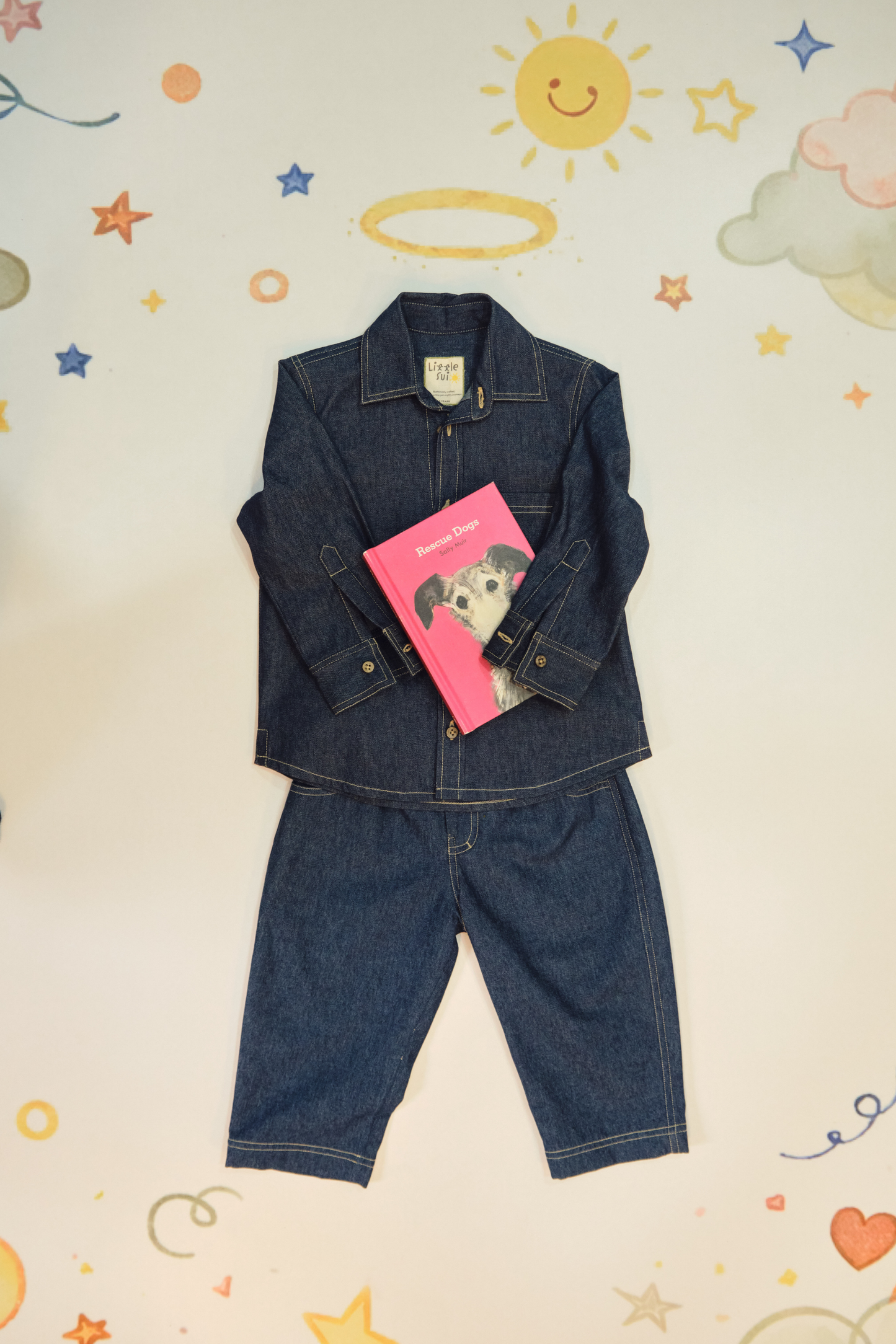 Ocean Sky Sustainable Denim Trousers