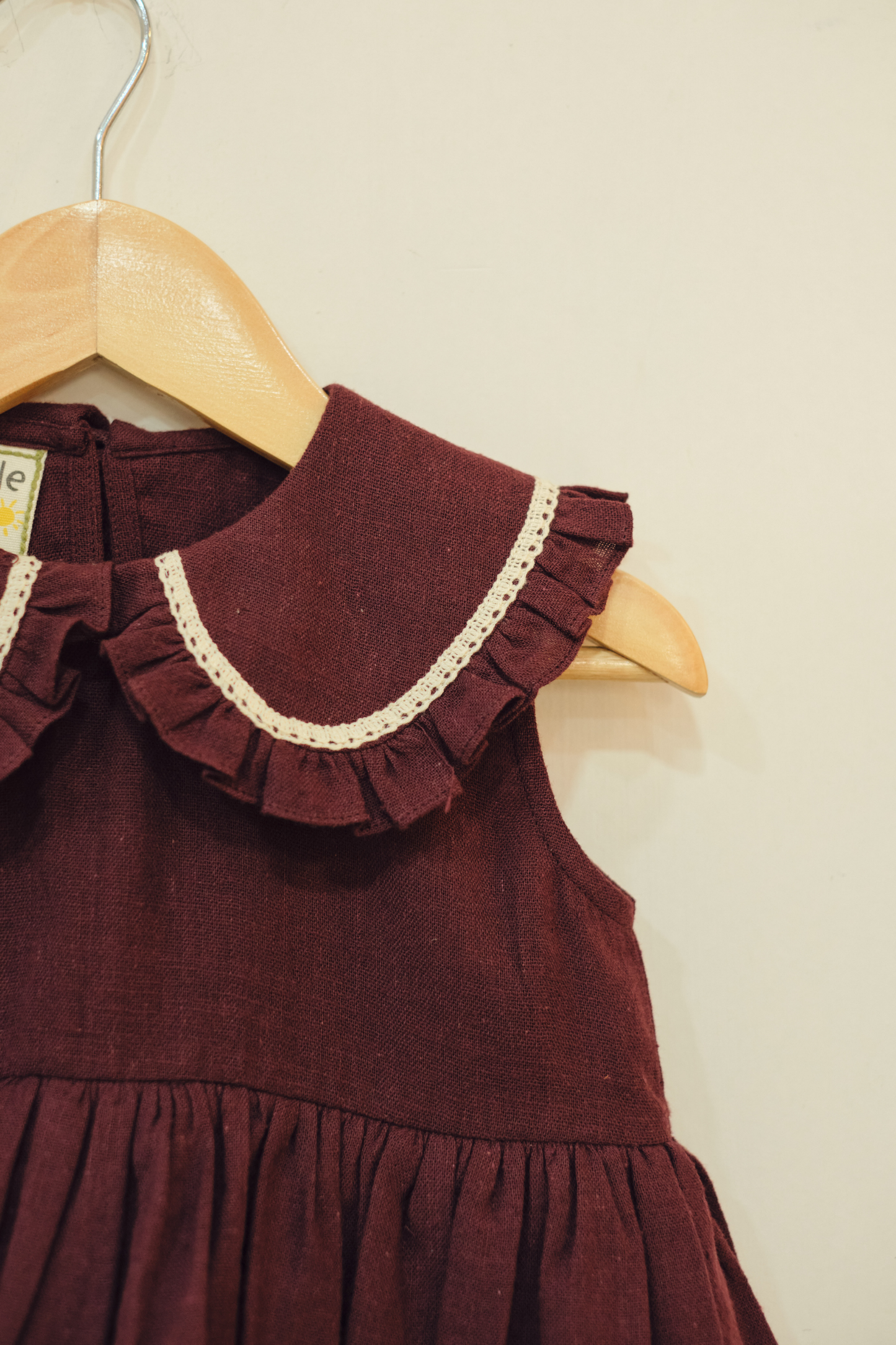 Plum Shore Handspun Handwoven Organic Cotton Top