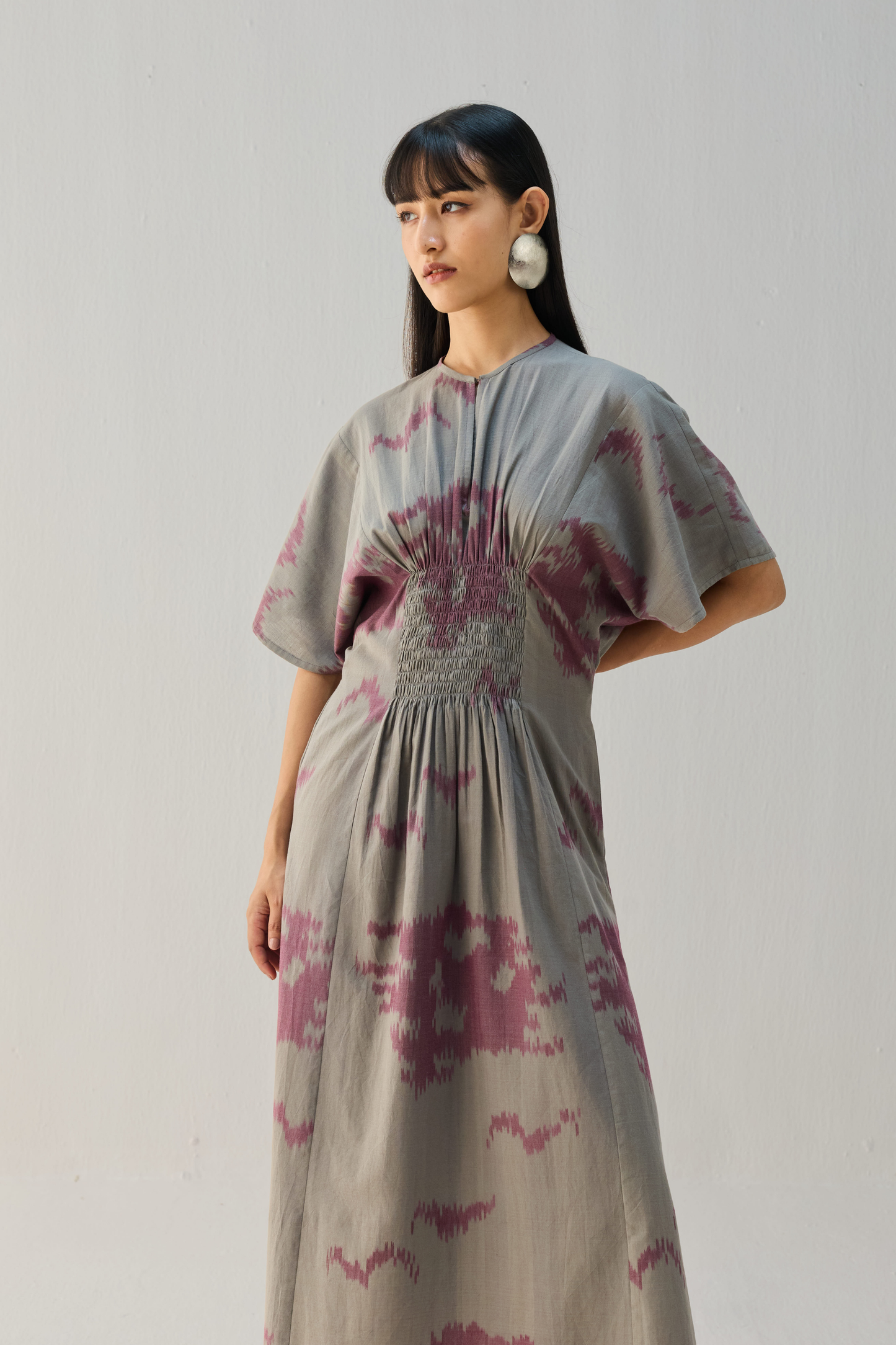 Purpose Handwoven Ikkat Maxi Dress