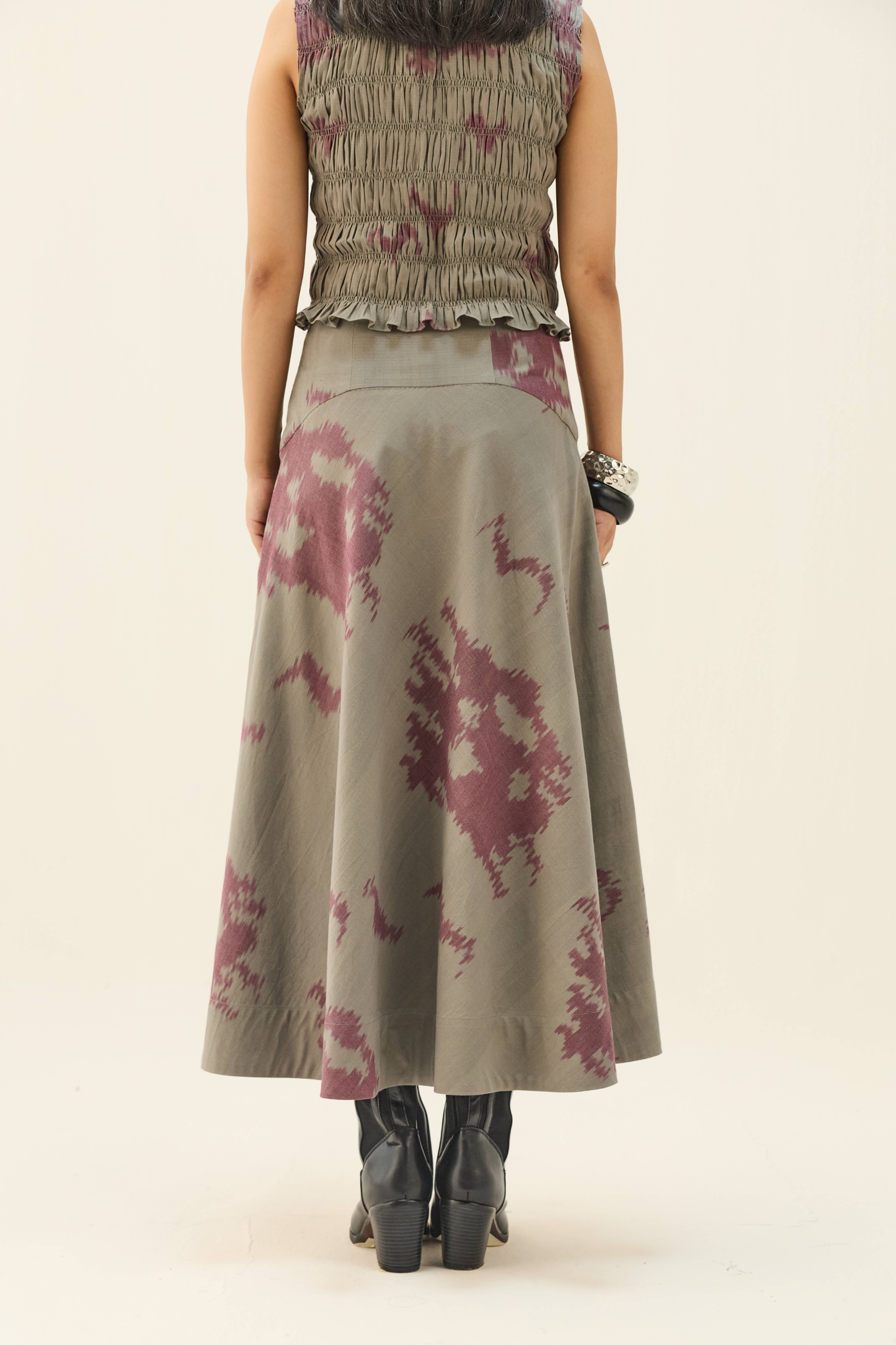 Purpose Handwoven Ikkat Skirt