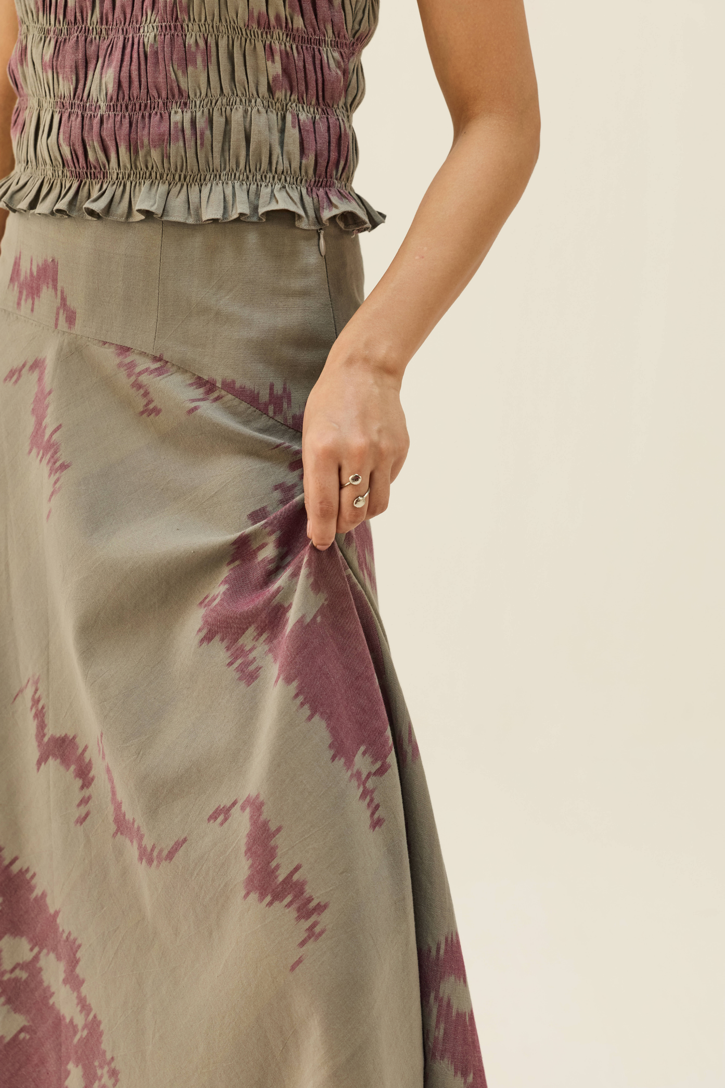 Purpose Handwoven Ikkat Skirt