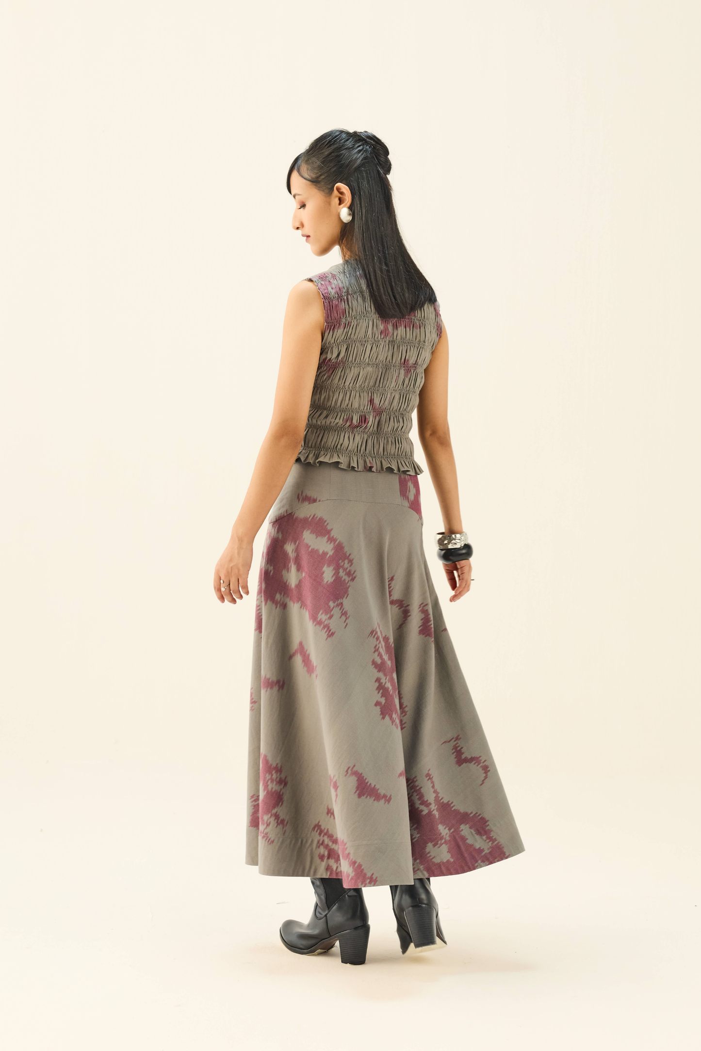 Purpose Handwoven Ikkat Top