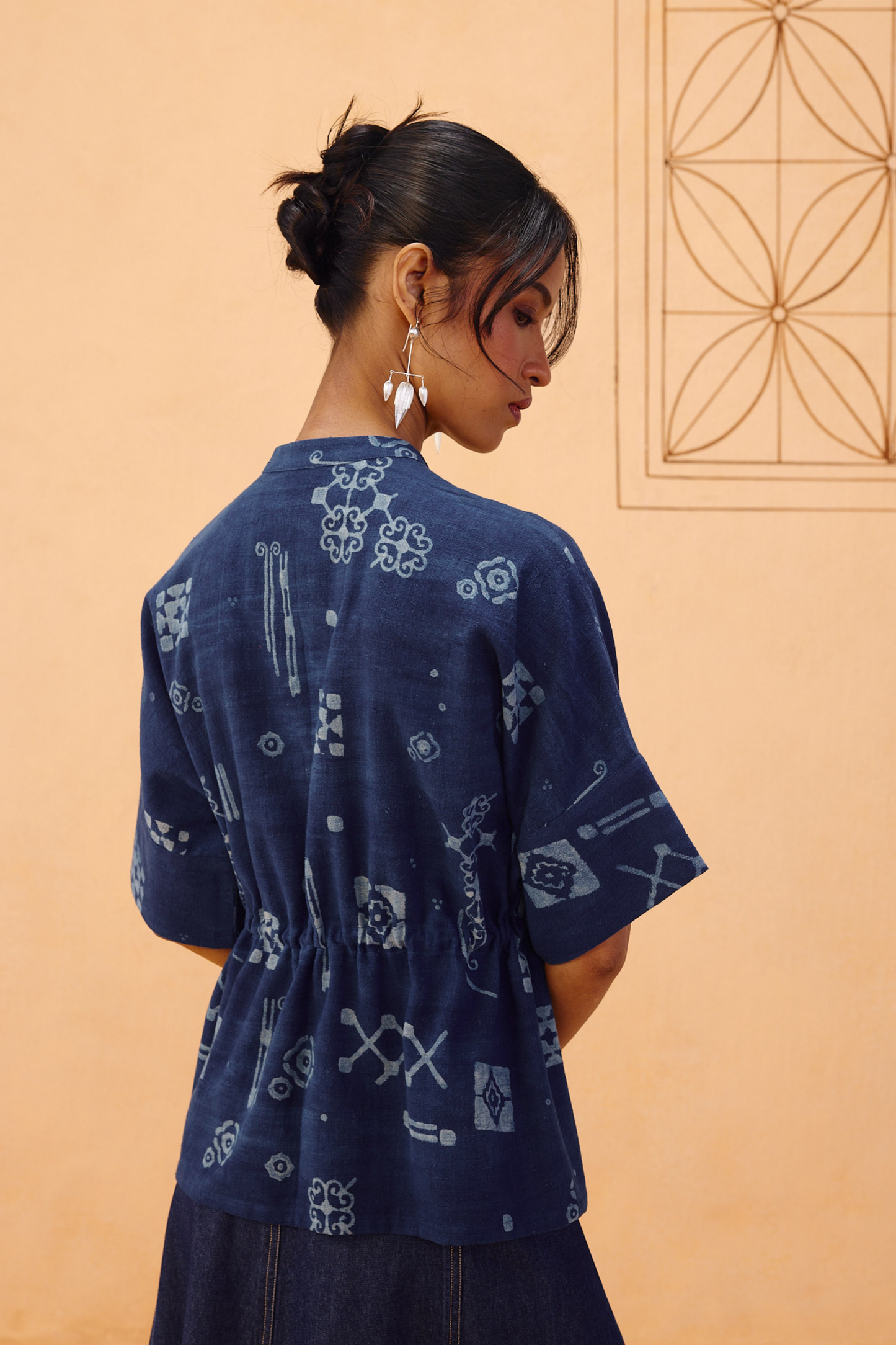 Rooted Beginnings Kala Cotton Peplum Top