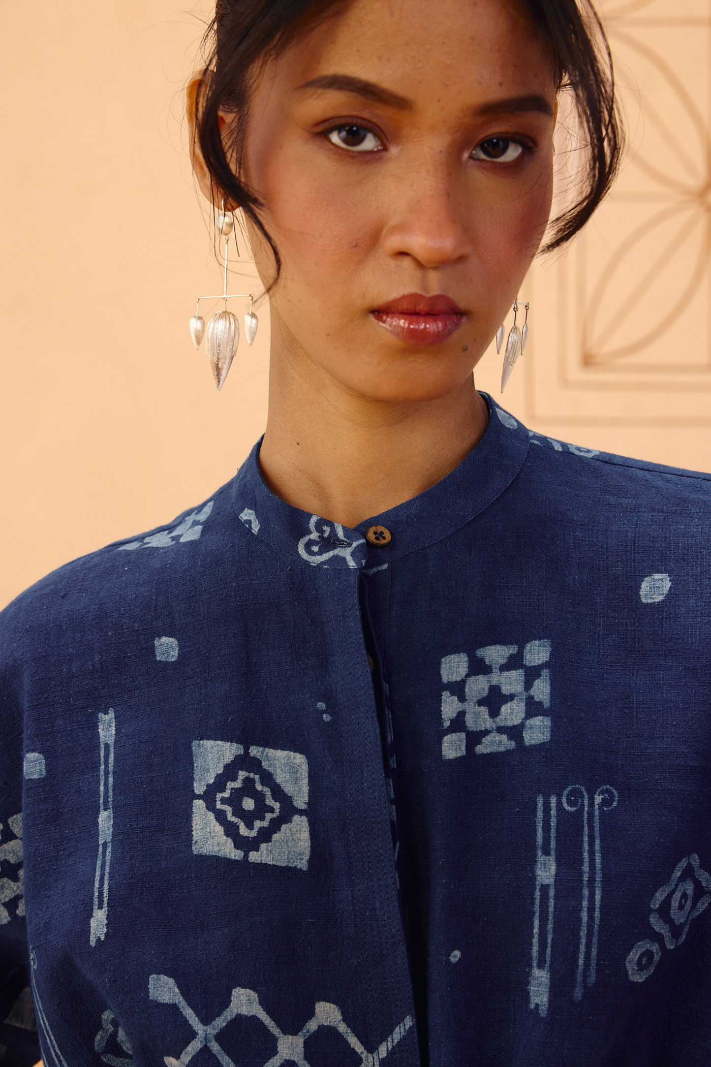 Rooted Beginnings Kala Cotton Peplum Top