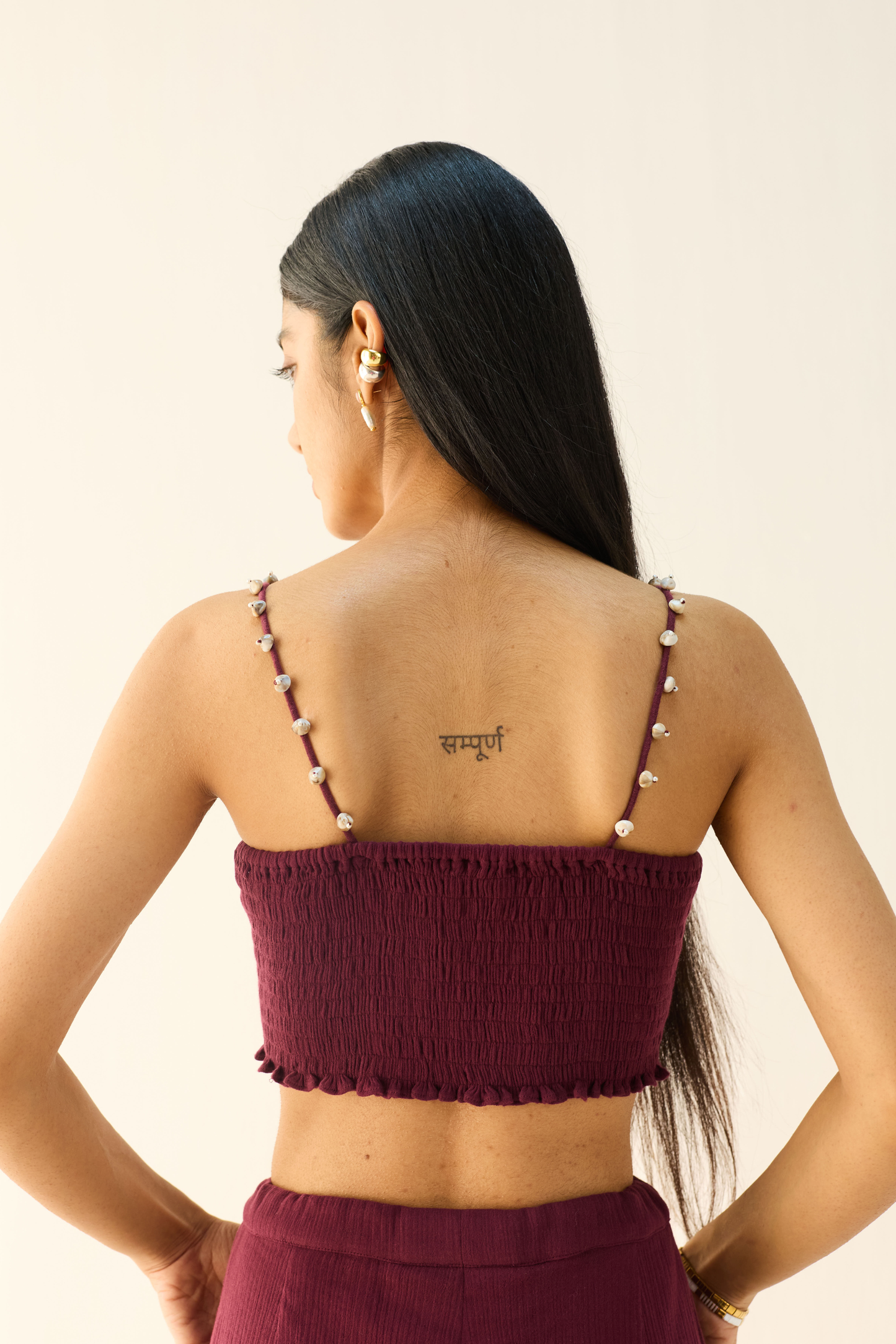 Sangria Sea Organic Cotton Bustier