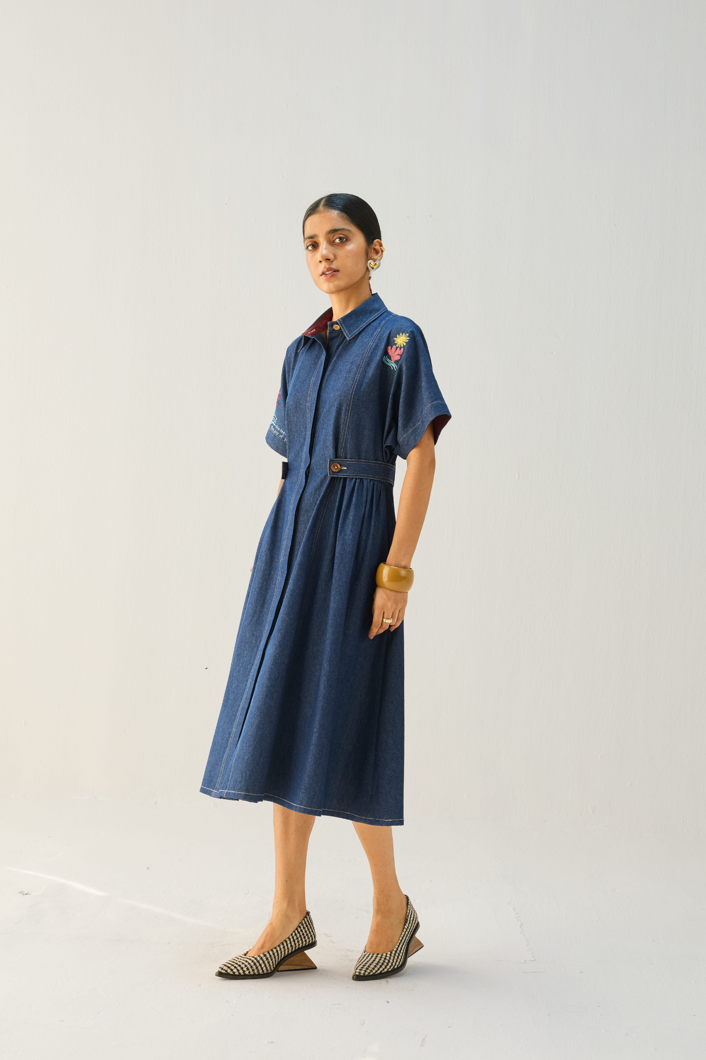 Shades Of Blue Sustainable Denim Dress