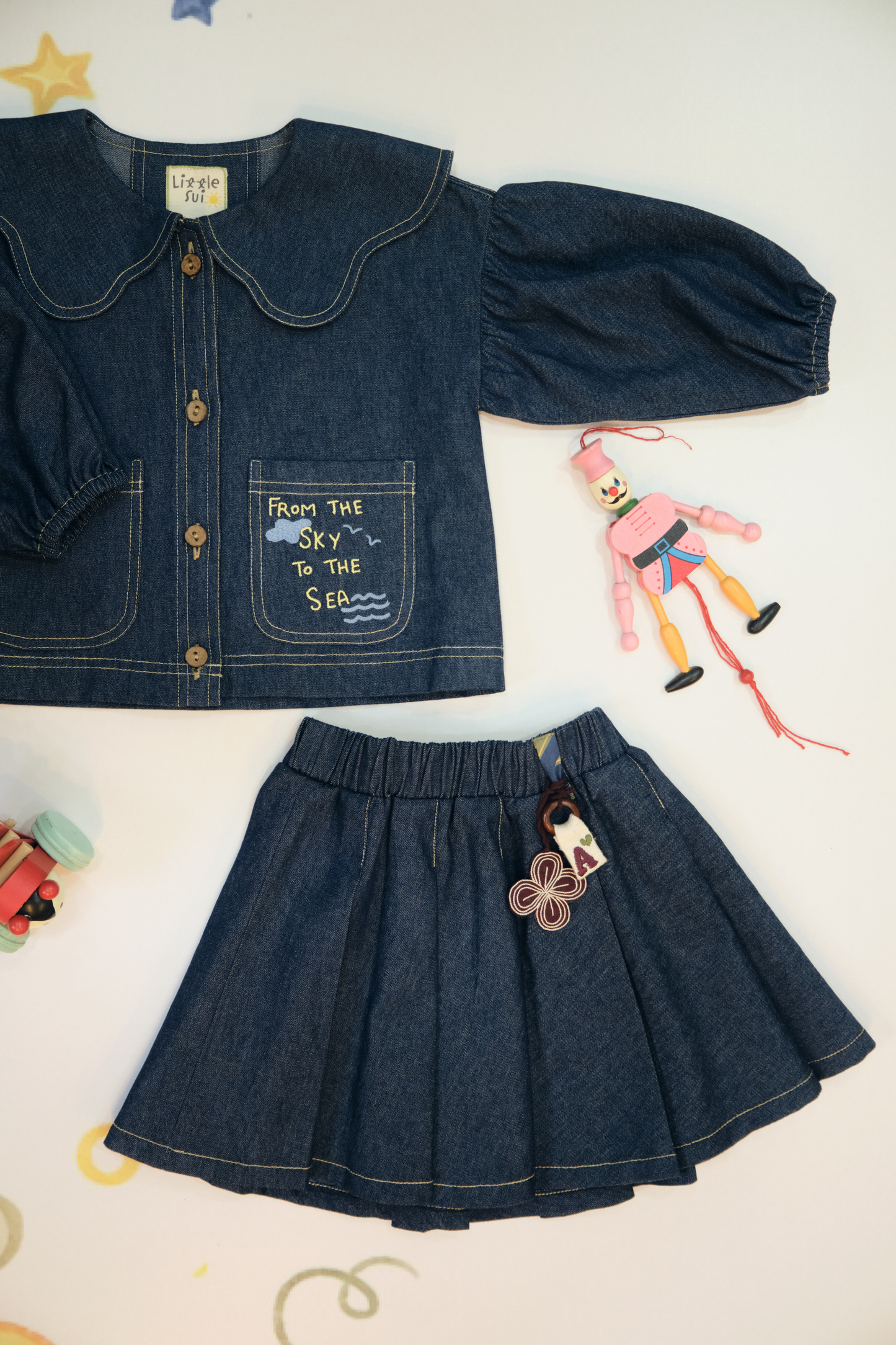 Sky To Sea Sustainable Denim Top