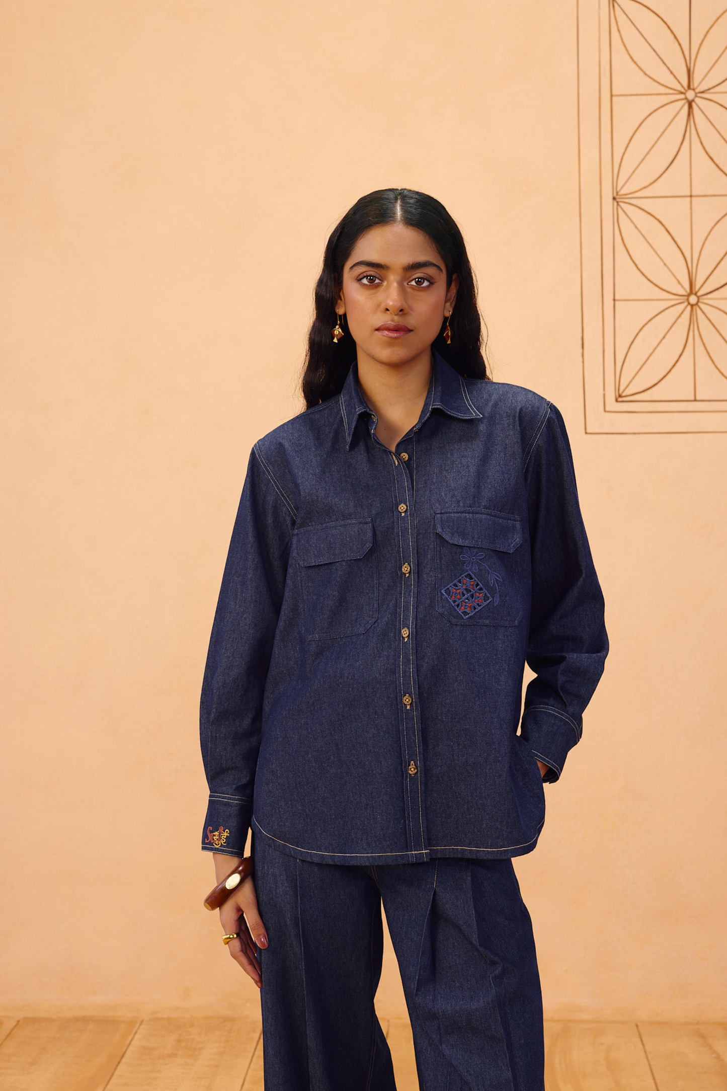 Slow Roots Sustainable Denim Shirt