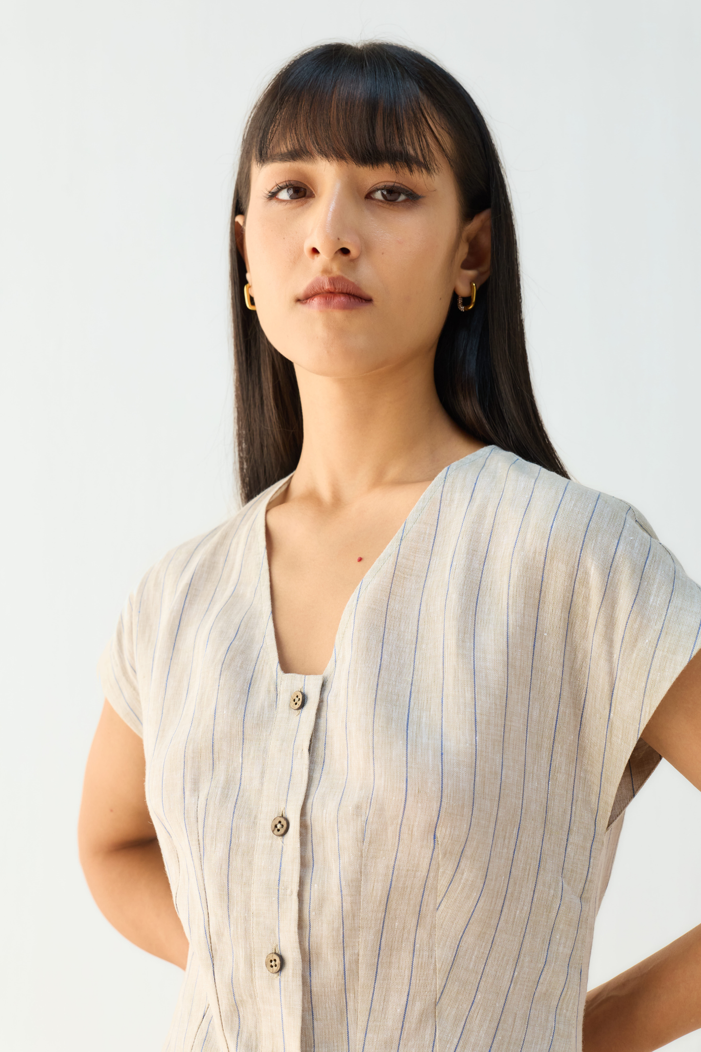 Soft Power Linen Top