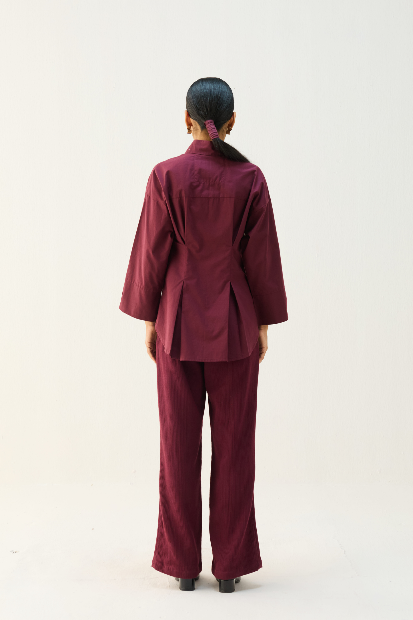 Stillness Organic Cotton Wrap Shirt