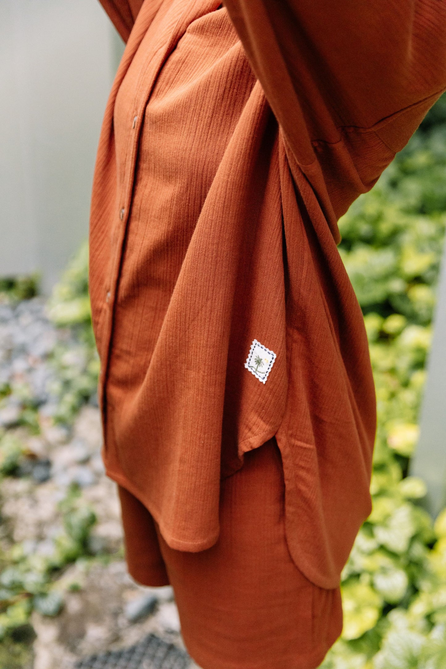 Summer Daisy Organic Cotton Terracotta Set