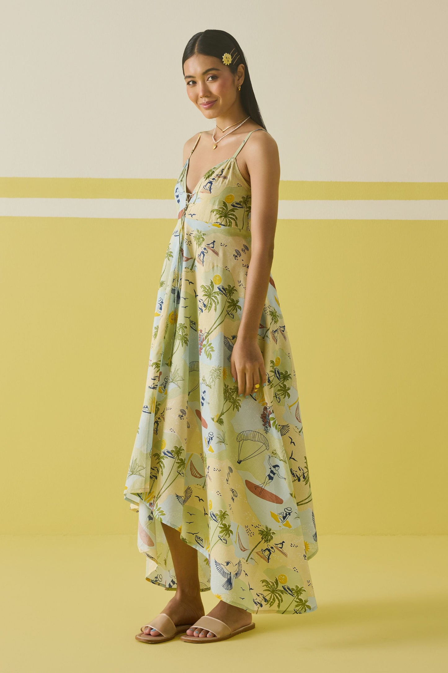 Summer Sea Lyocell Dress